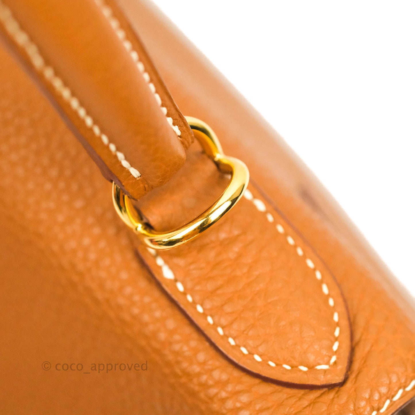 Hermès Kelly 28 Gold Clemence Gold Hardware