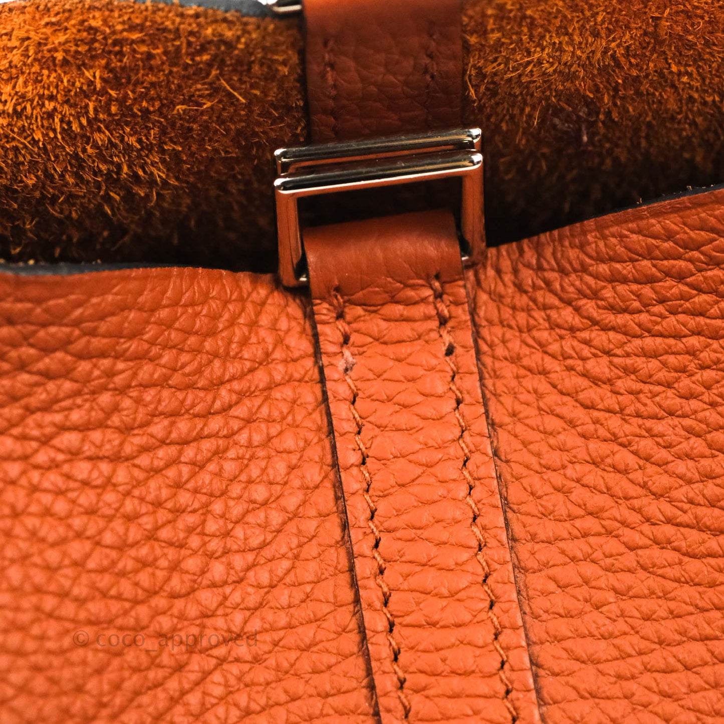 Hermès Picotin Lock 18 PM Cuivre 6C Clemence Palladium Hardware