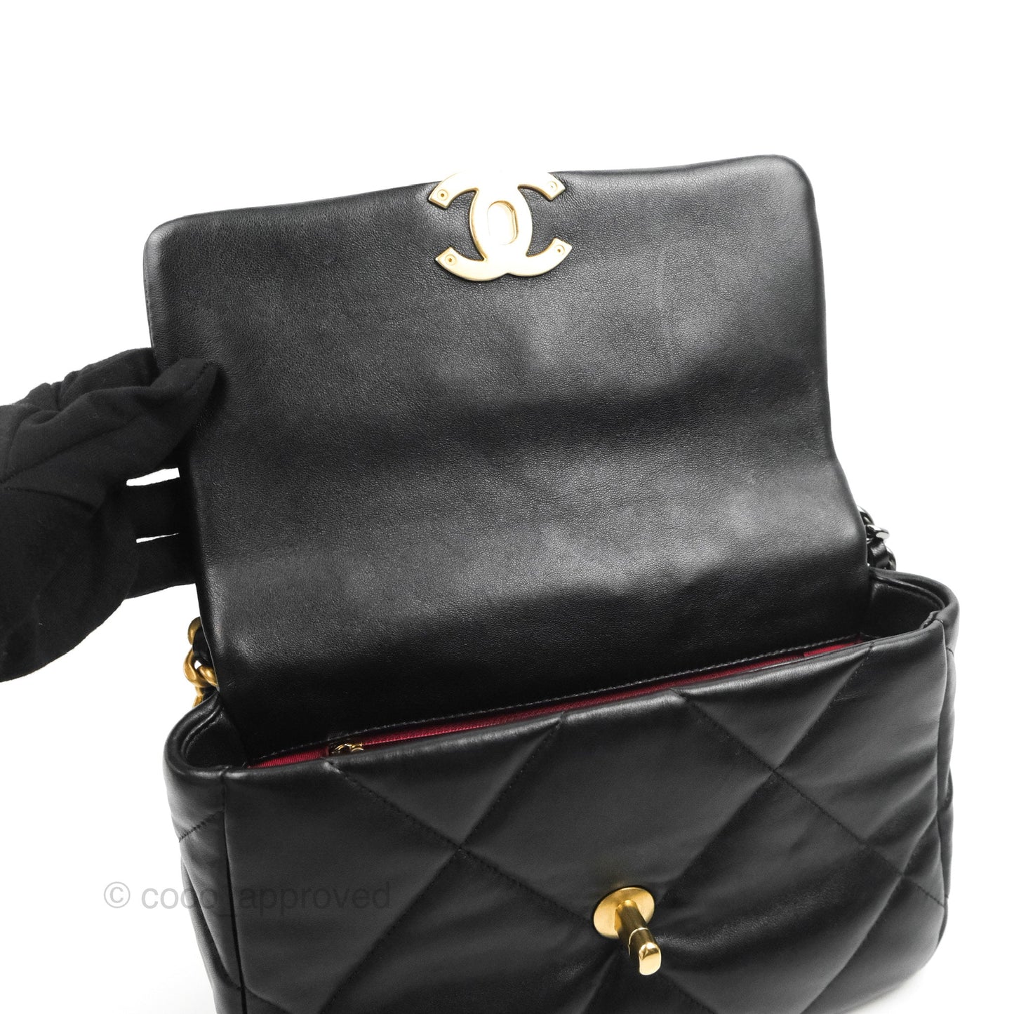 Chanel 19 Small Black Mixed Hardware