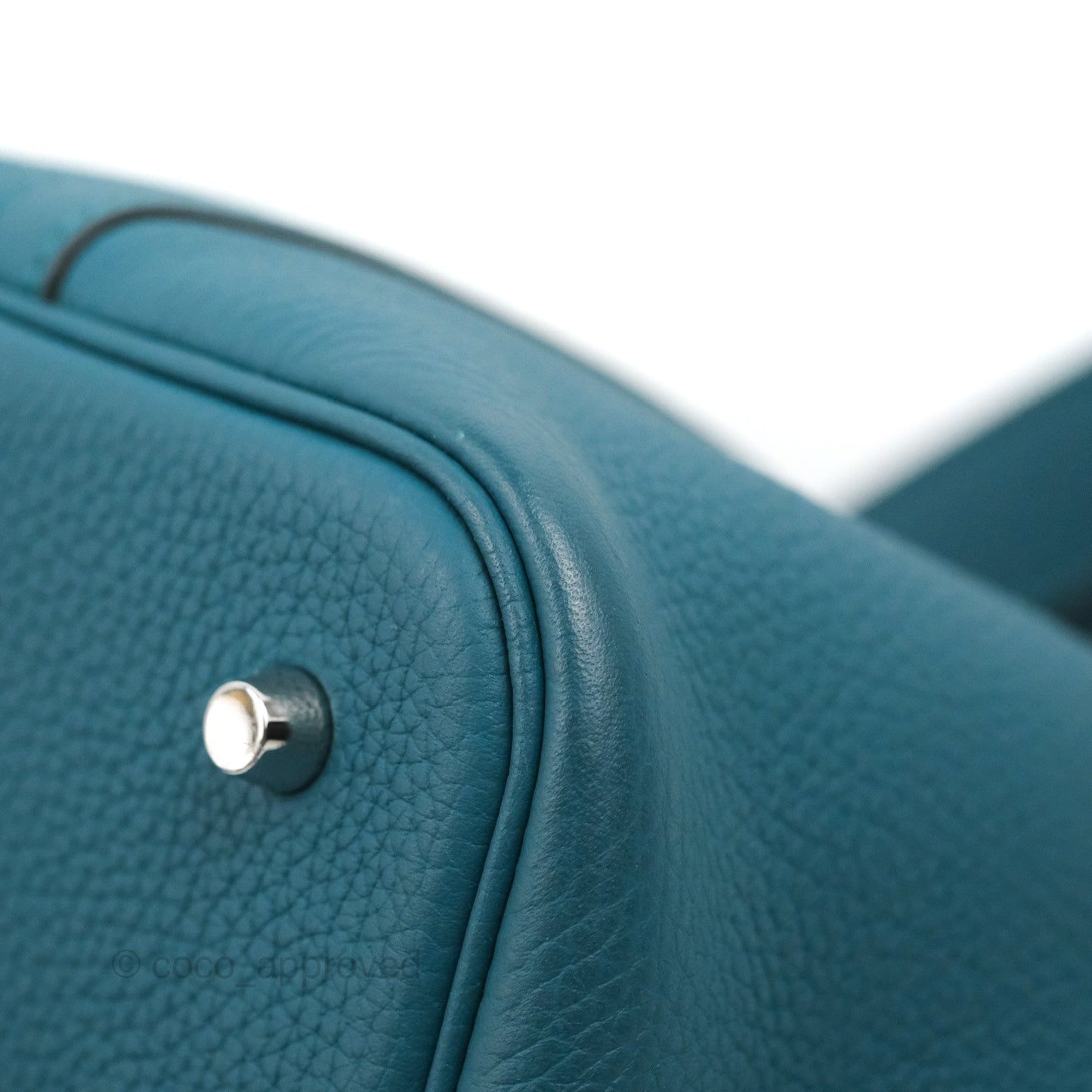 Hermès Picotin 22 Teal TM Palladium Hardware