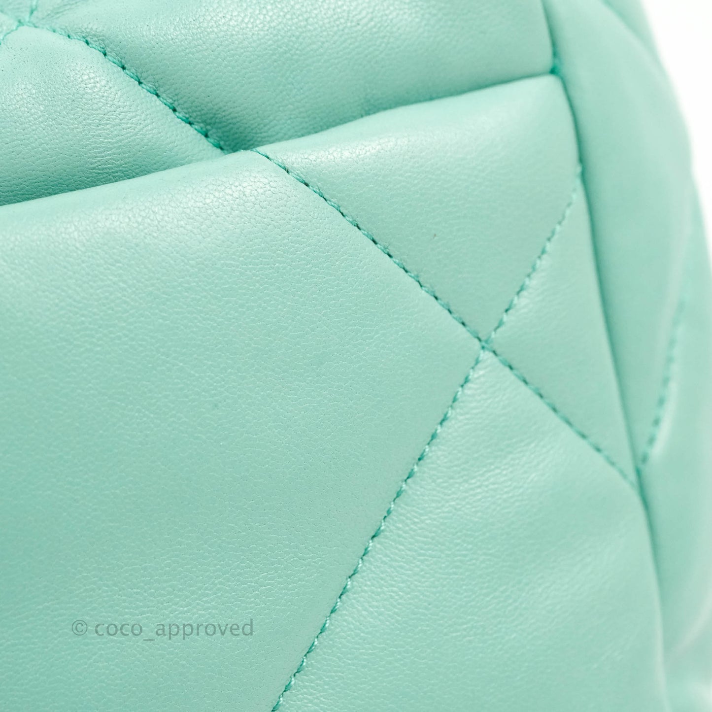 Chanel 19 Small Tiffany Blue Mixed Hardware