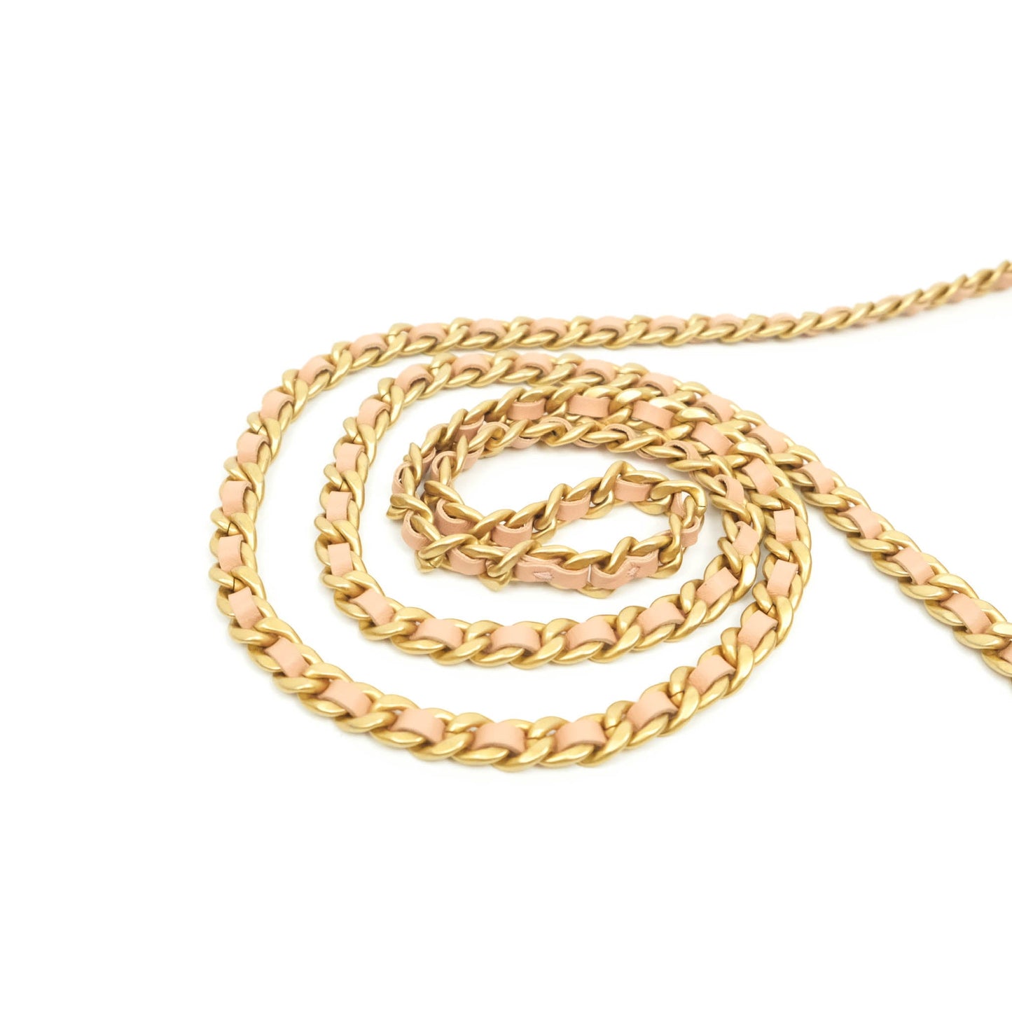 Chanel Clutch with Chain Beige Pink Calfskin Aged Gold Hardware