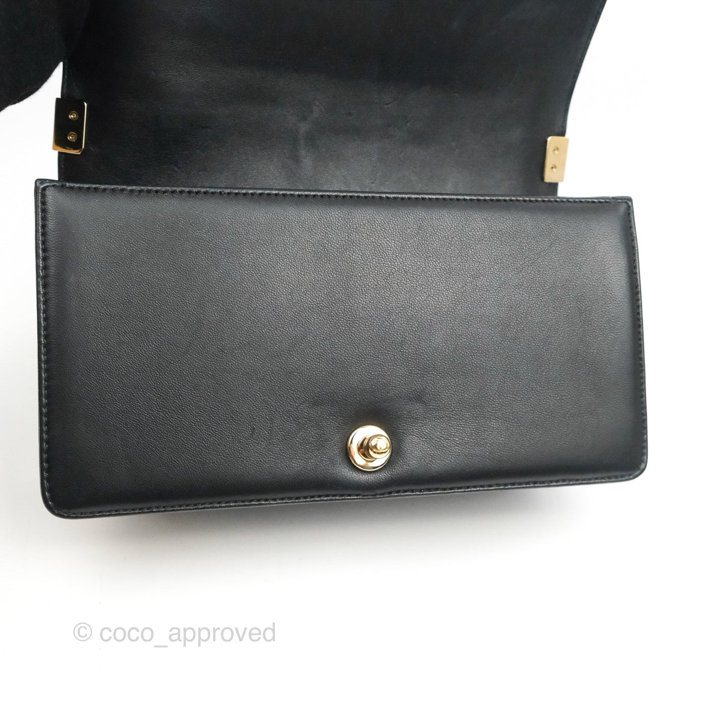 Chanel Quilted Medium Boy Black Gold Hardware