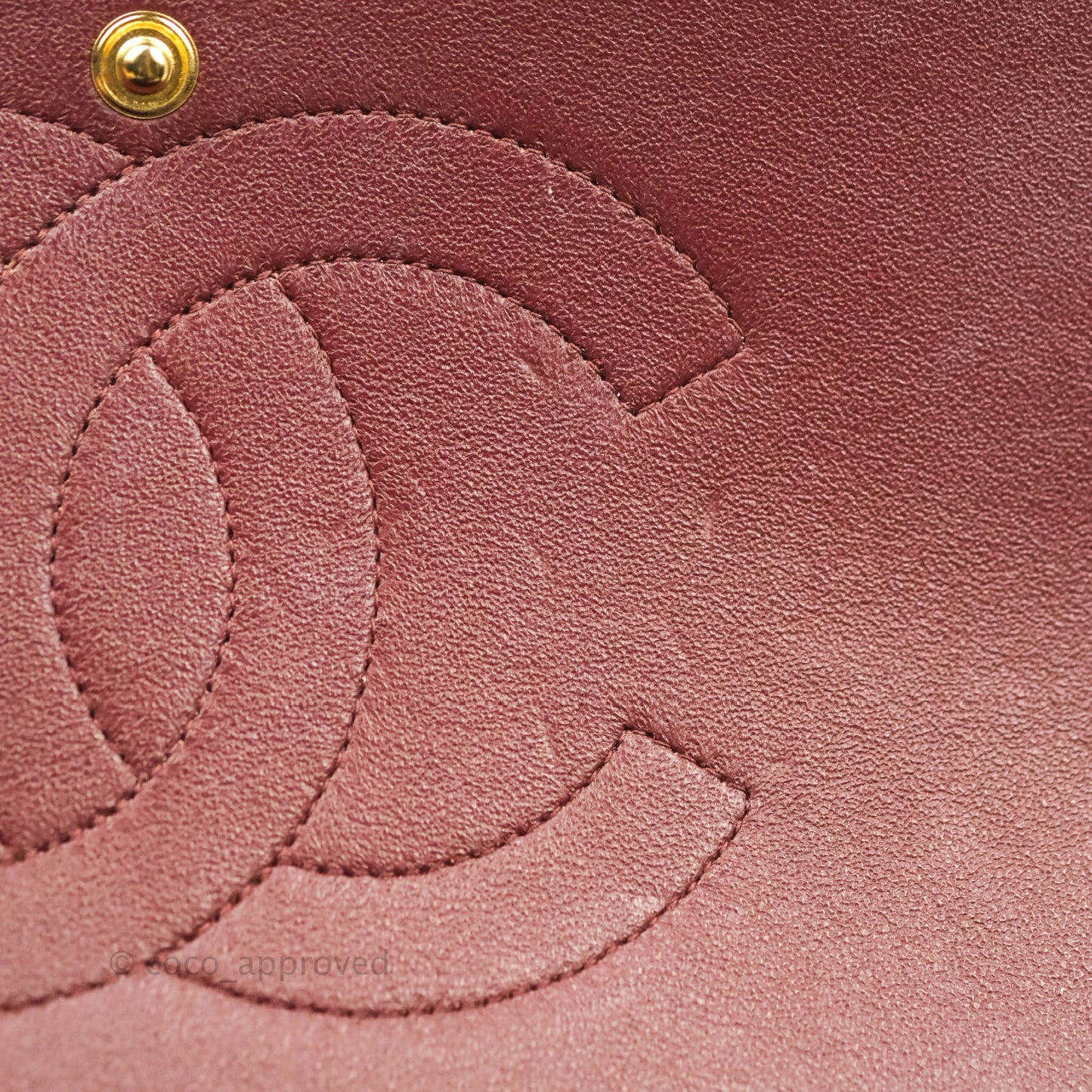 Chanel Jumbo Double Flap Burgundy Lambskin Gold Hardware