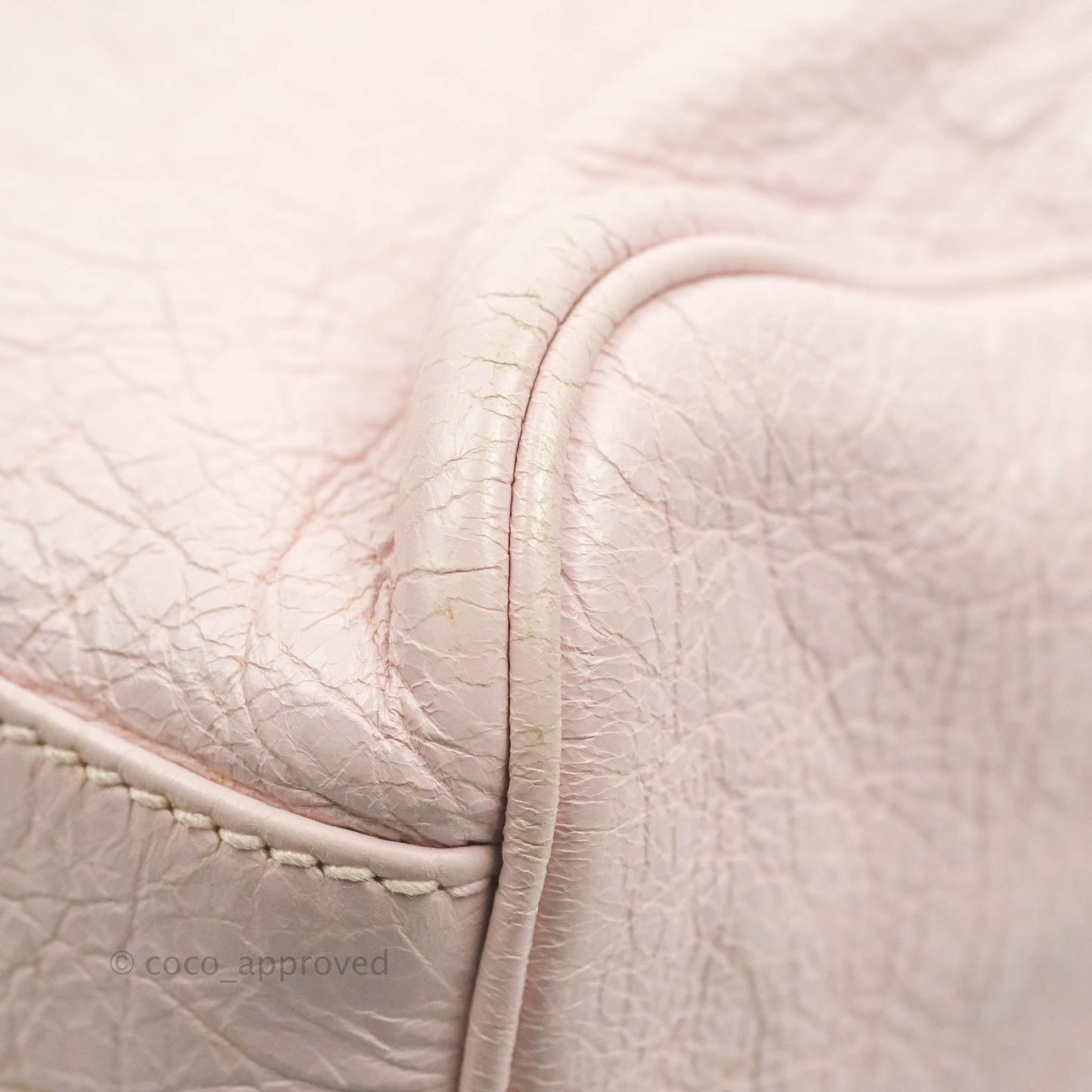 Balenciaga Velo Bag Pale Pink Silver Hardware