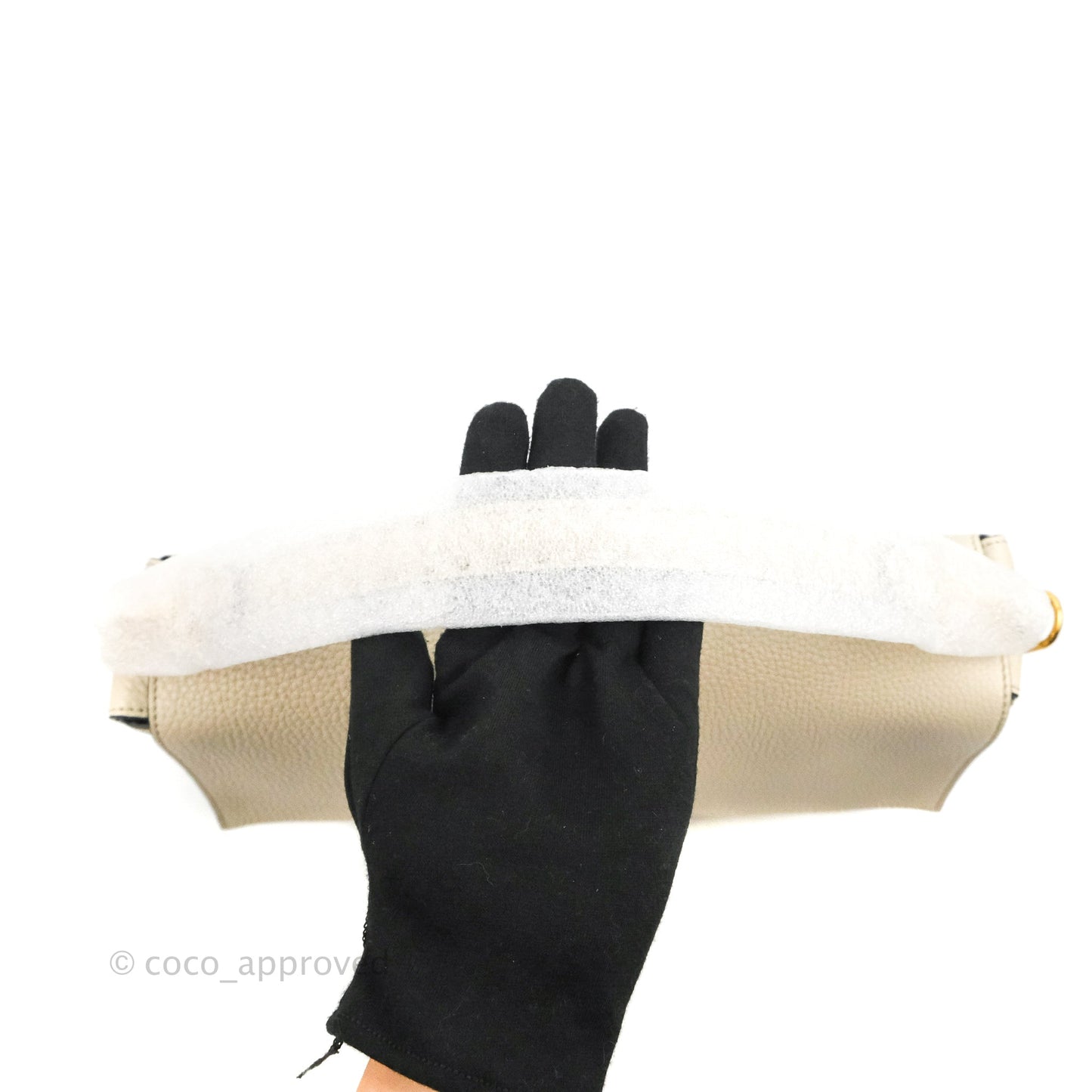 Fendi Large Selleria Baguette NM Bag Calfskin Ivory