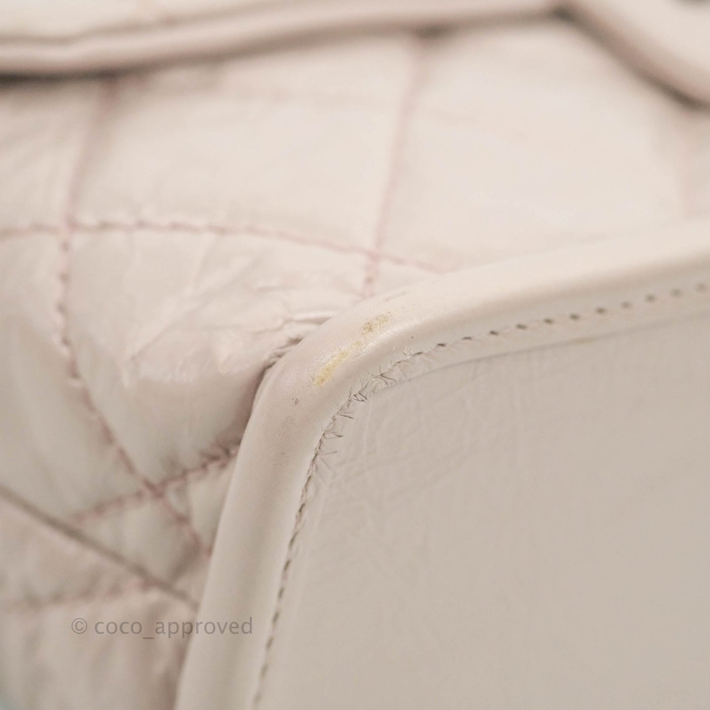 Chanel Mini Flap Nude Pink Crumpled Glazed Calfskin Ruthenium Hardware