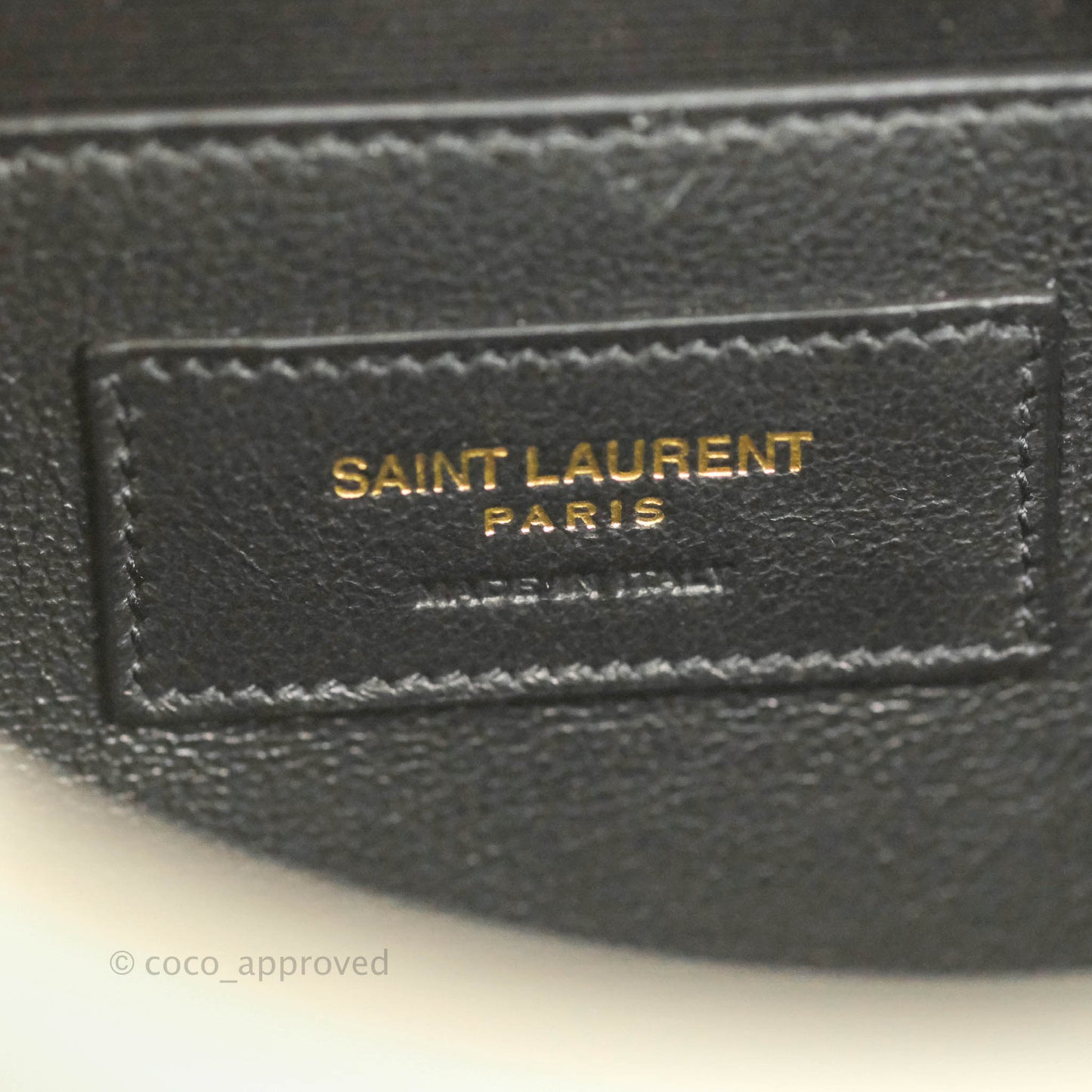Saint Laurent Niki Baby Chain Bag Blanc Vintage Lambskin Gold Hardware