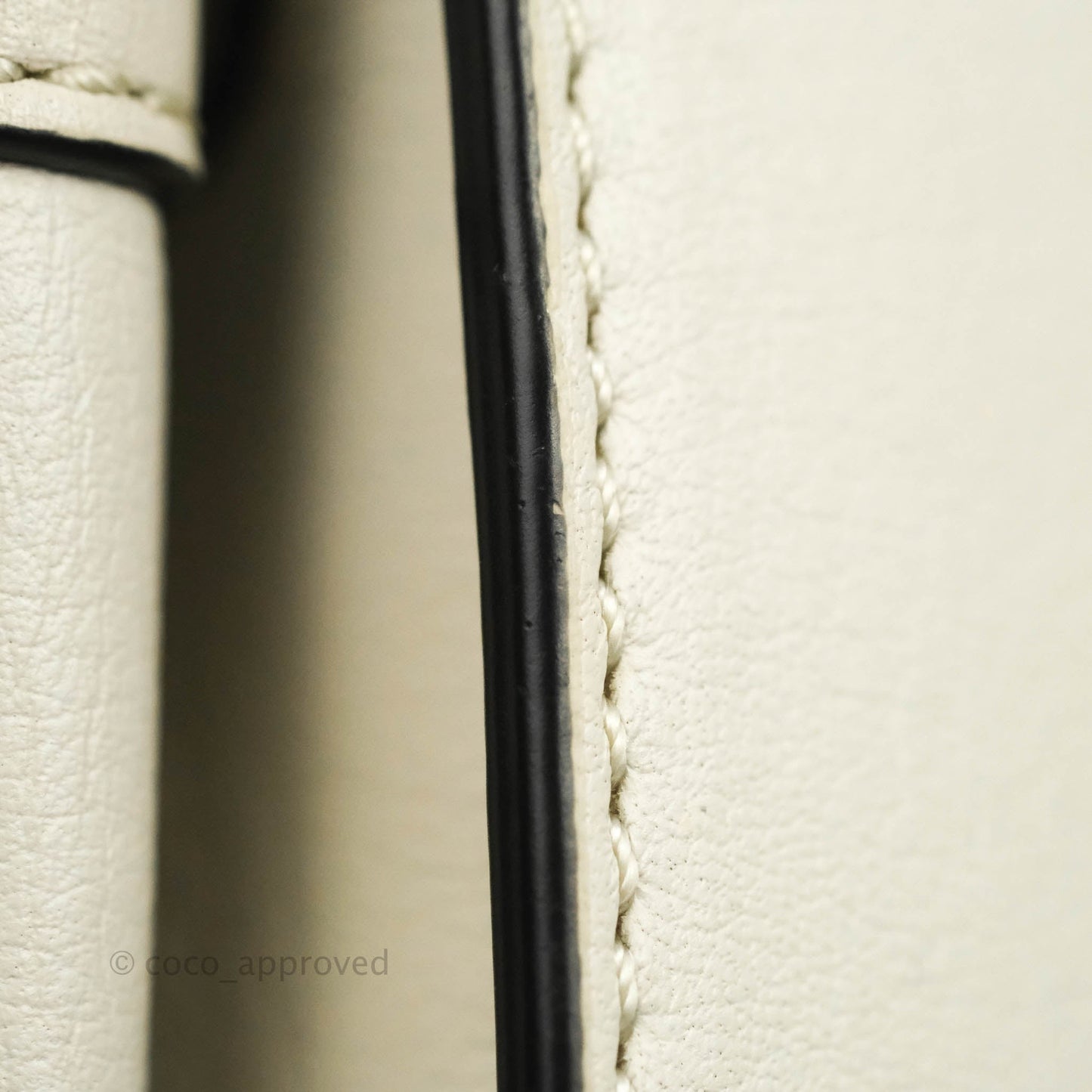 Loewe Mini Hammock Drawstring White Calfskin