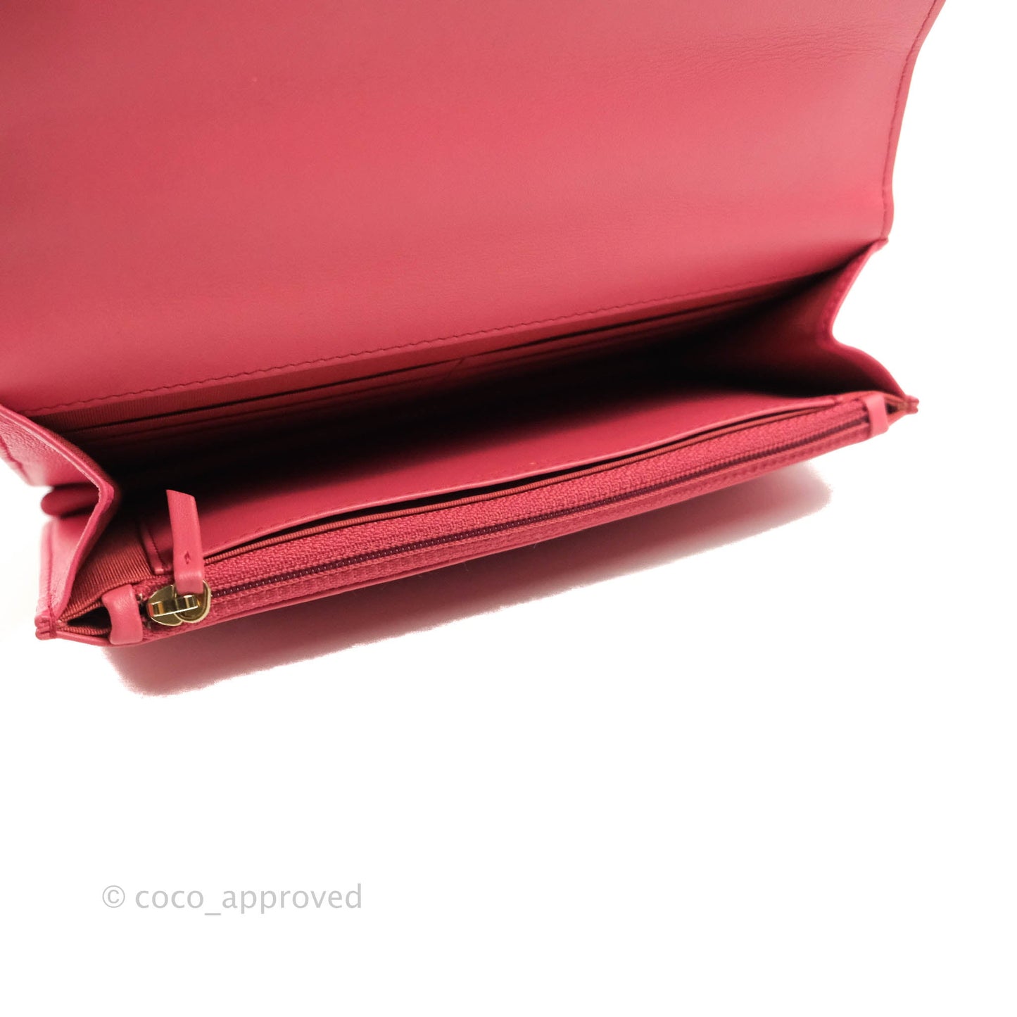 Chanel 19 Wallet on Chain WOC Pink Mixed Hardware