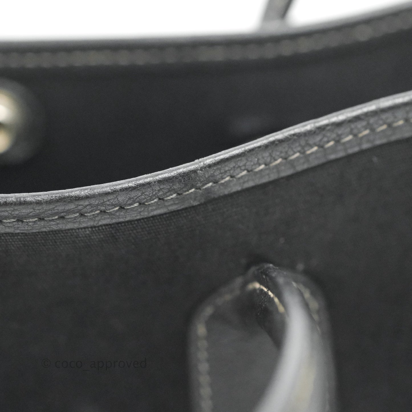 Hermès Garden Party 30 Canvas Black
