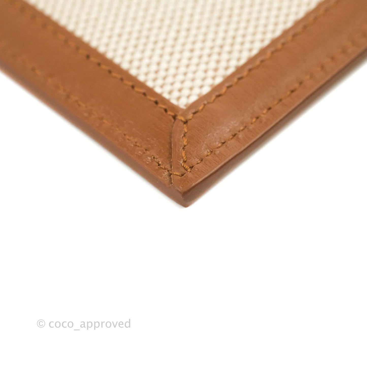 Saint Laurent Uptown Pouch Tan/Natural Beige Canvas
