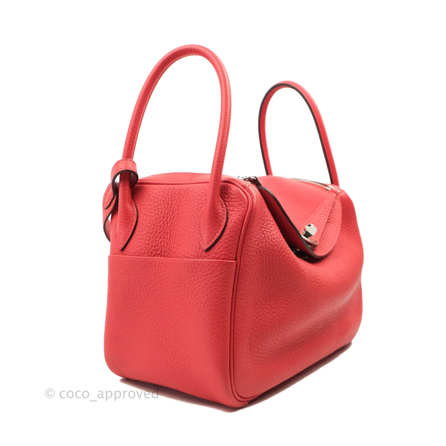 Hermès Lindy 26 Rose Jaipur Clemence Palladium Hardware