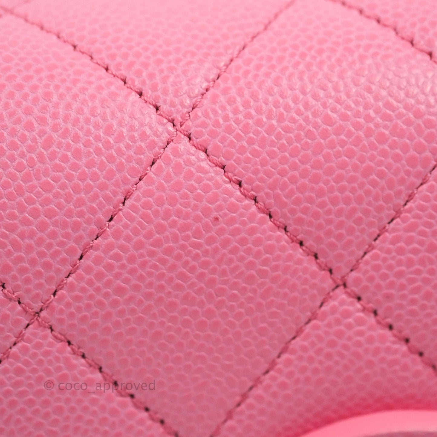 Chanel Mini Messenger Pink Caviar Bag 23P