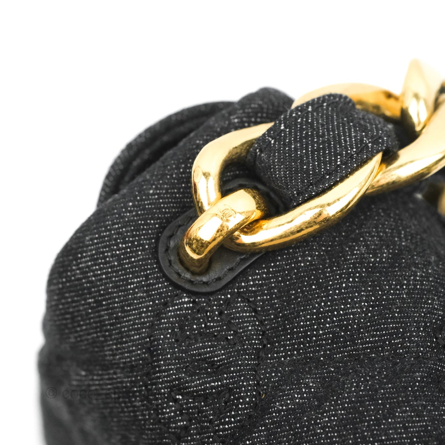 Chanel Medium Funky Town Flap Denim Aged Gold Hardware 22S