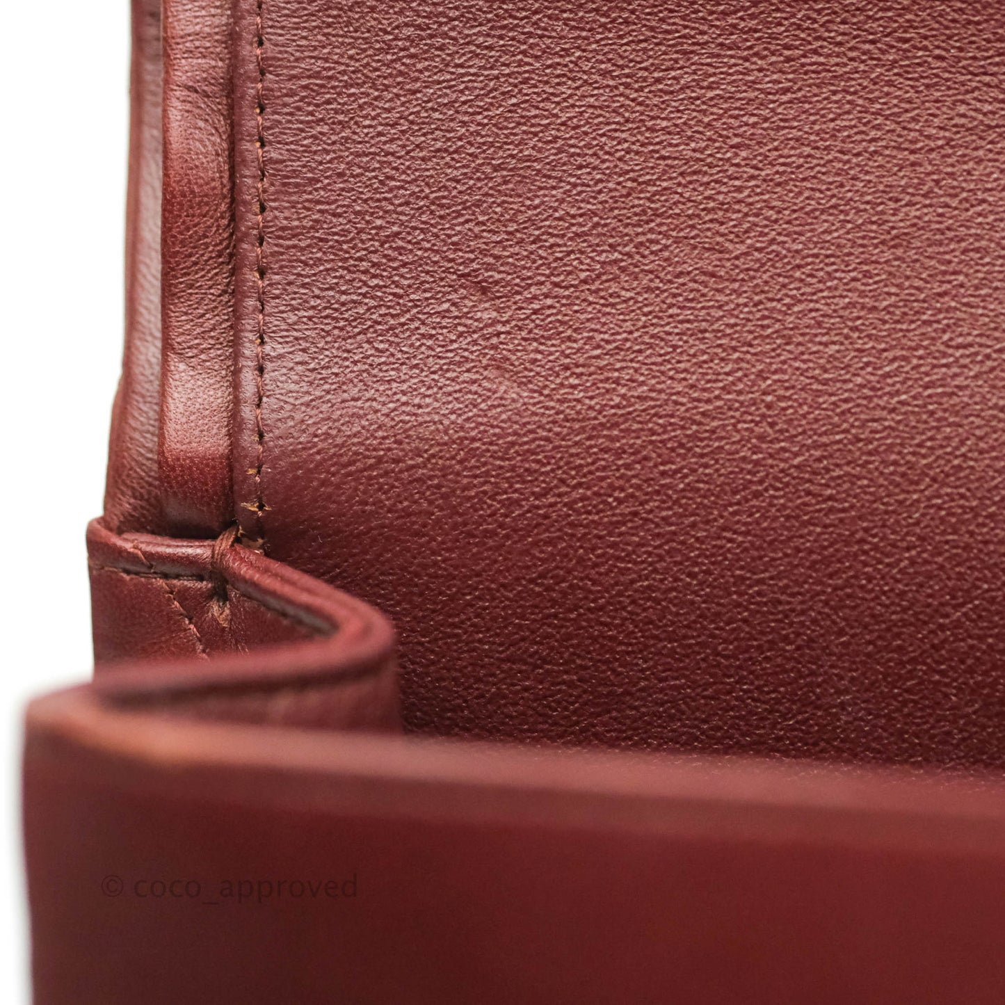 Chanel Jumbo Double Flap Burgundy Lambskin Gold Hardware