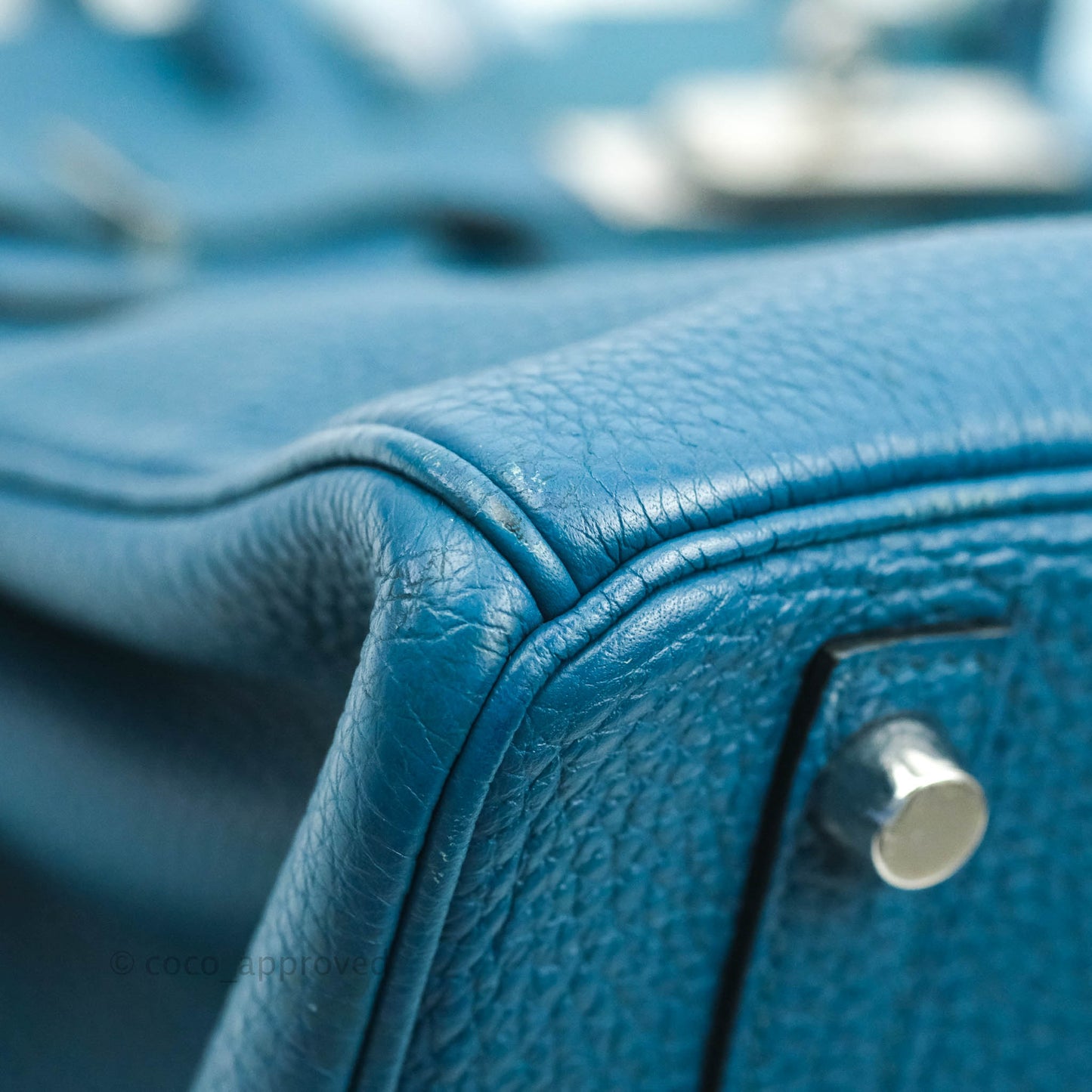 Hermès Birkin 30 Colvert Clemence Silver Hardware