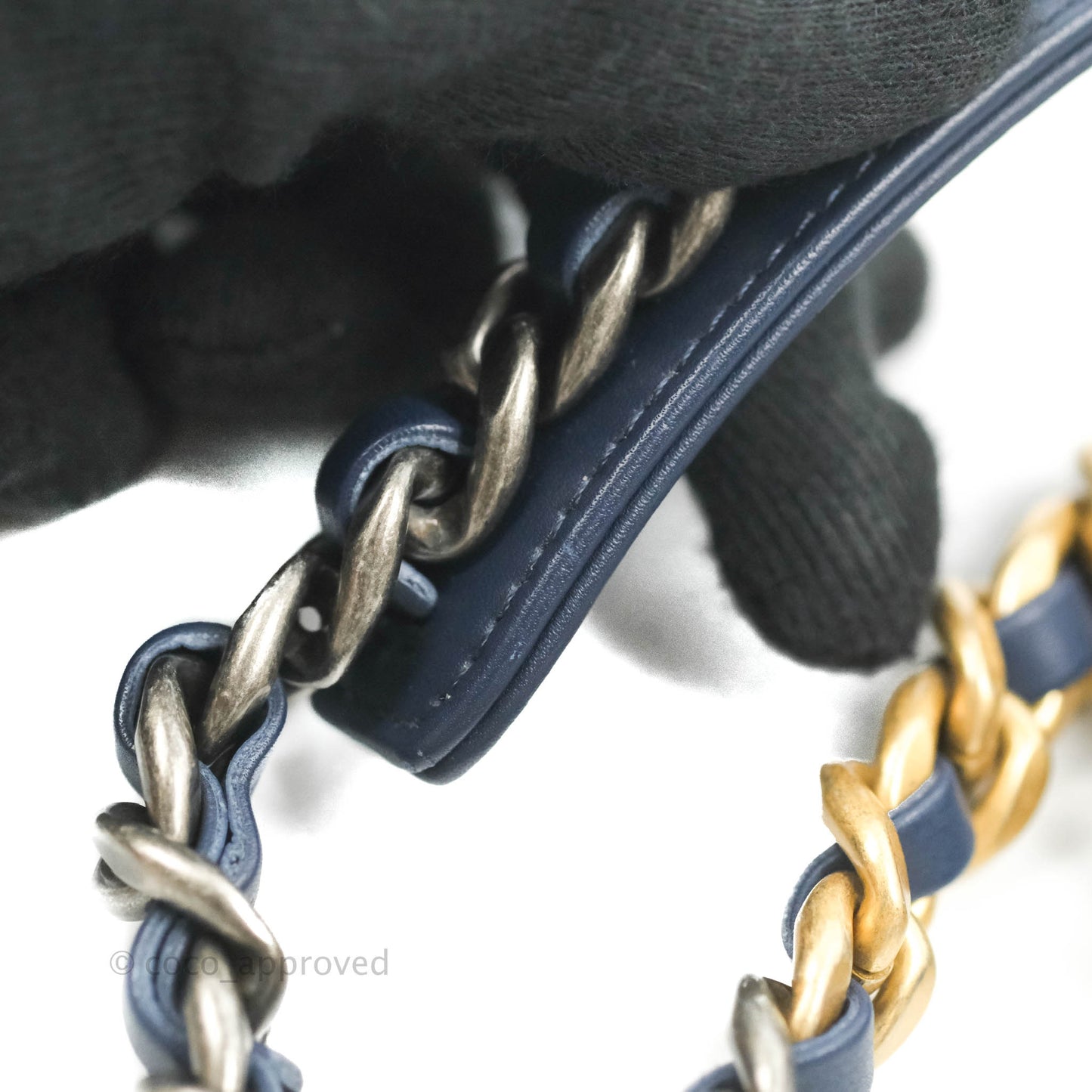 Chanel 19 Small Denim Mixed Hardware