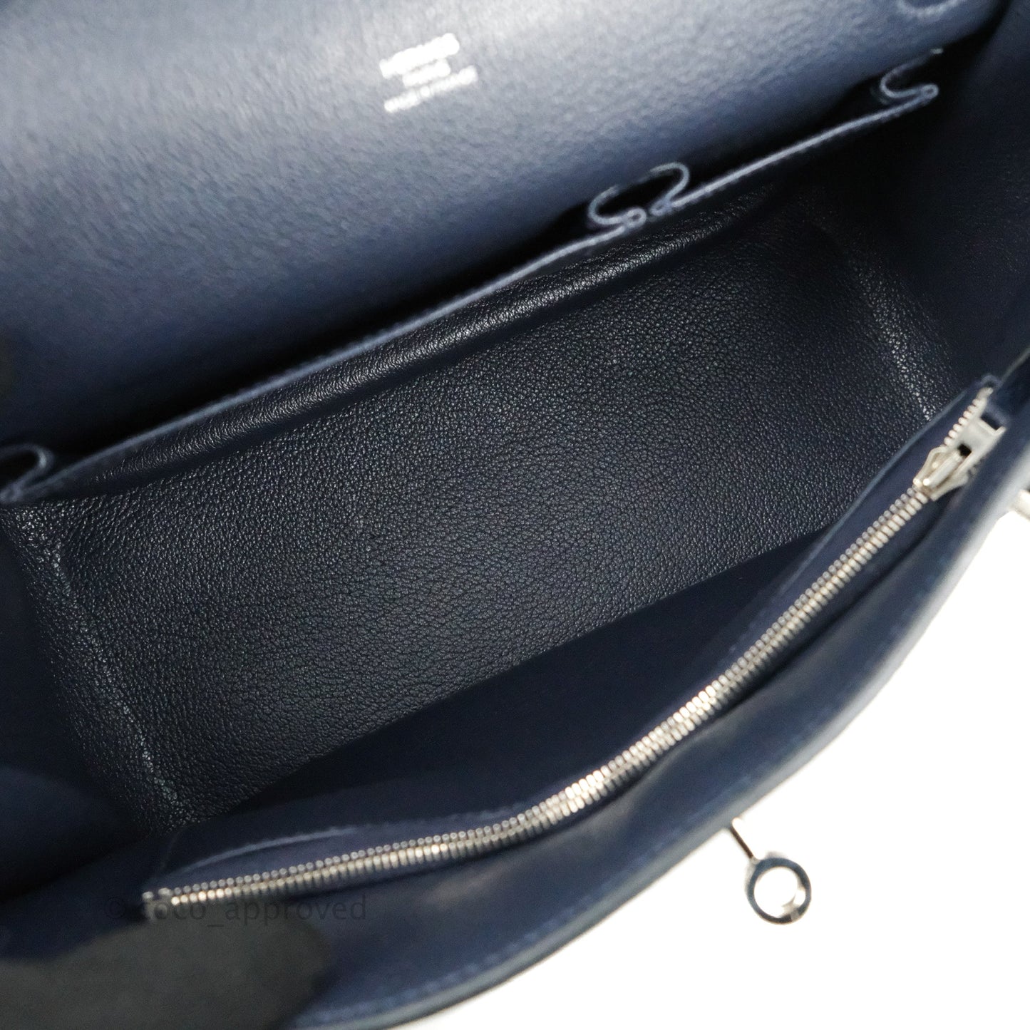Hermes Jypsiere 28 Togo Midnight Blue Palladium Hardware