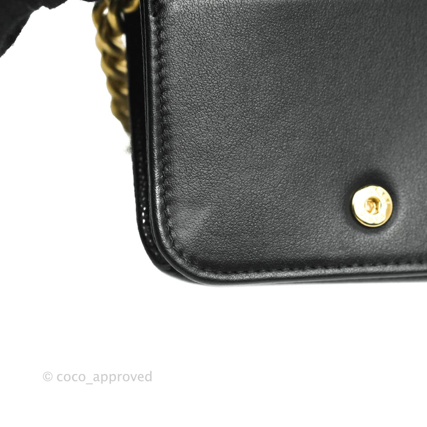 Chanel Quilted Belt Boy Bag Black Caviar Chevron Flap Waist