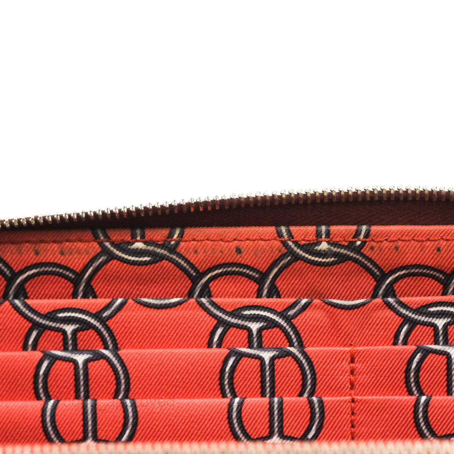 Hermès Silk'In Classique Long Wallet Rouge H Epsom
