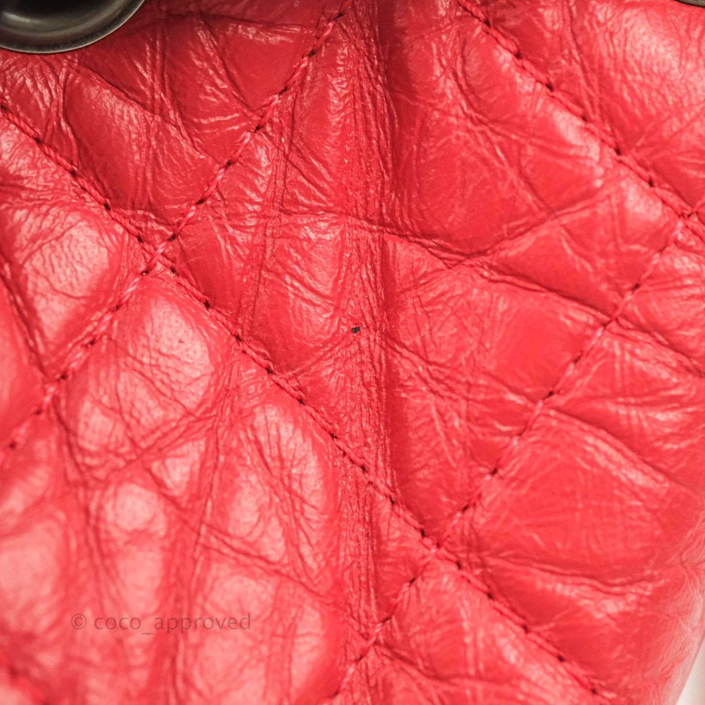 Chanel Small Gabrielle Backpack Dark Pink Aged Calfskin