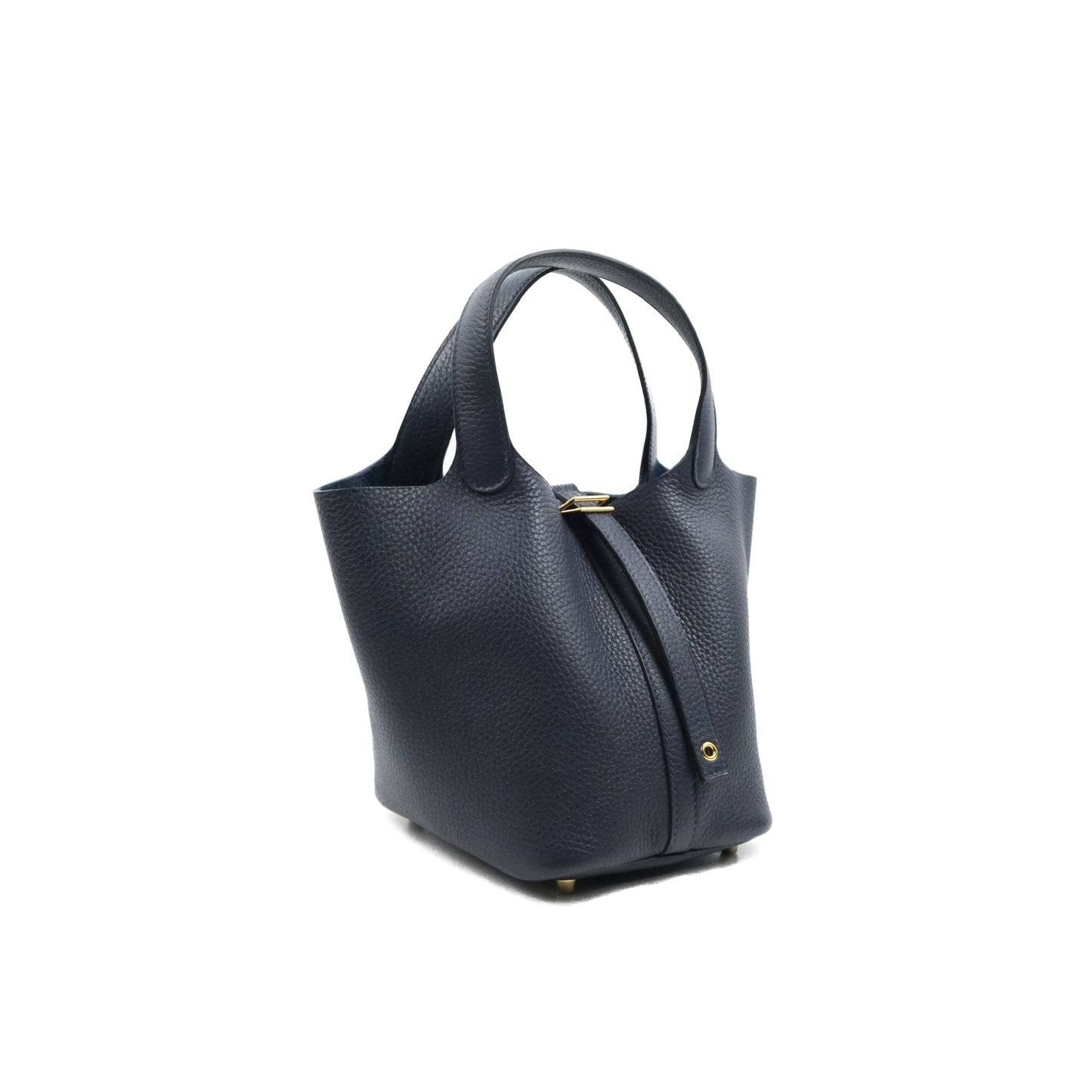 Hermès Picotin Lock 18 Bleu Nuit Clemence Gold Hardware