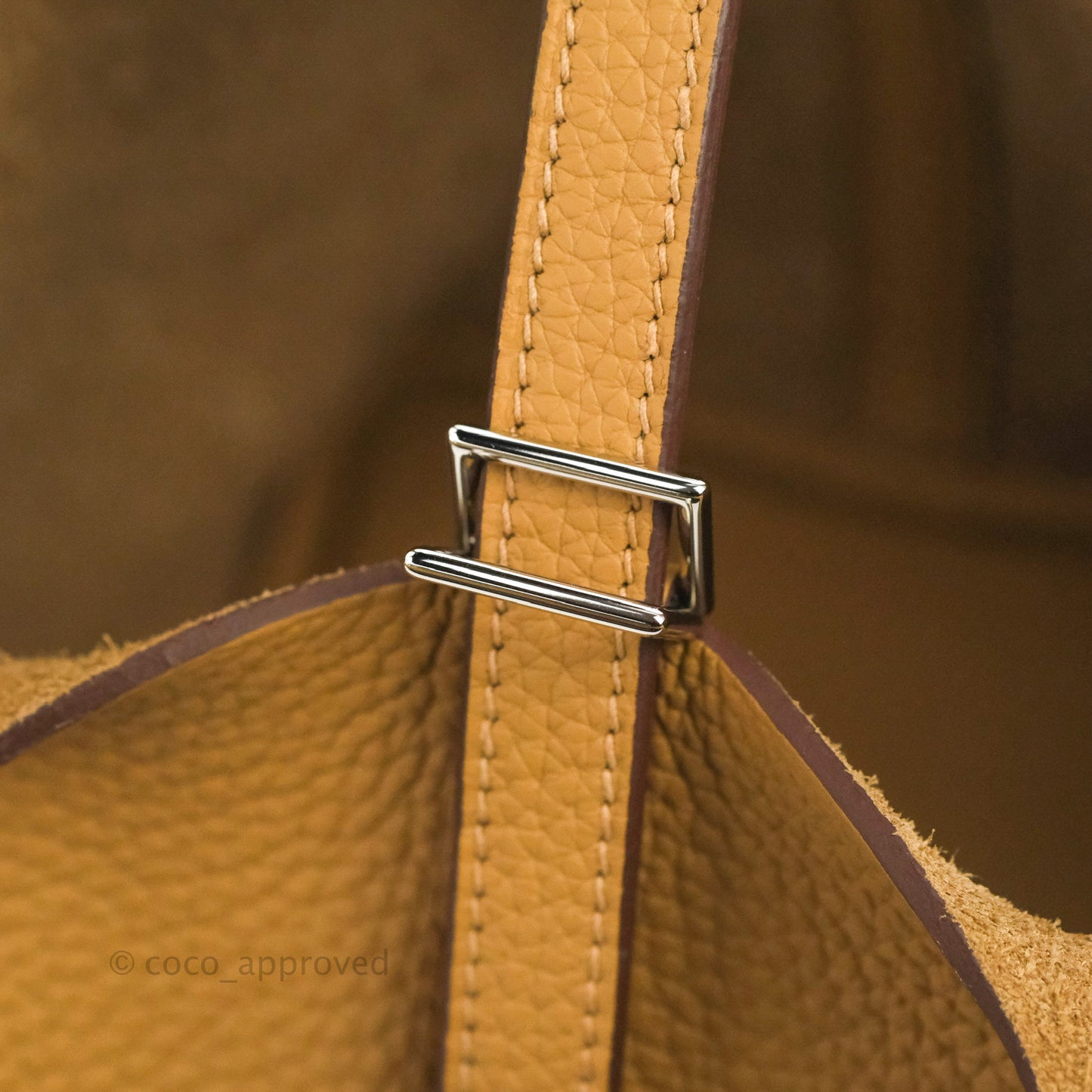 Hermès Picotin Lock 18 PM Biscuit Clemence Silver Hardware