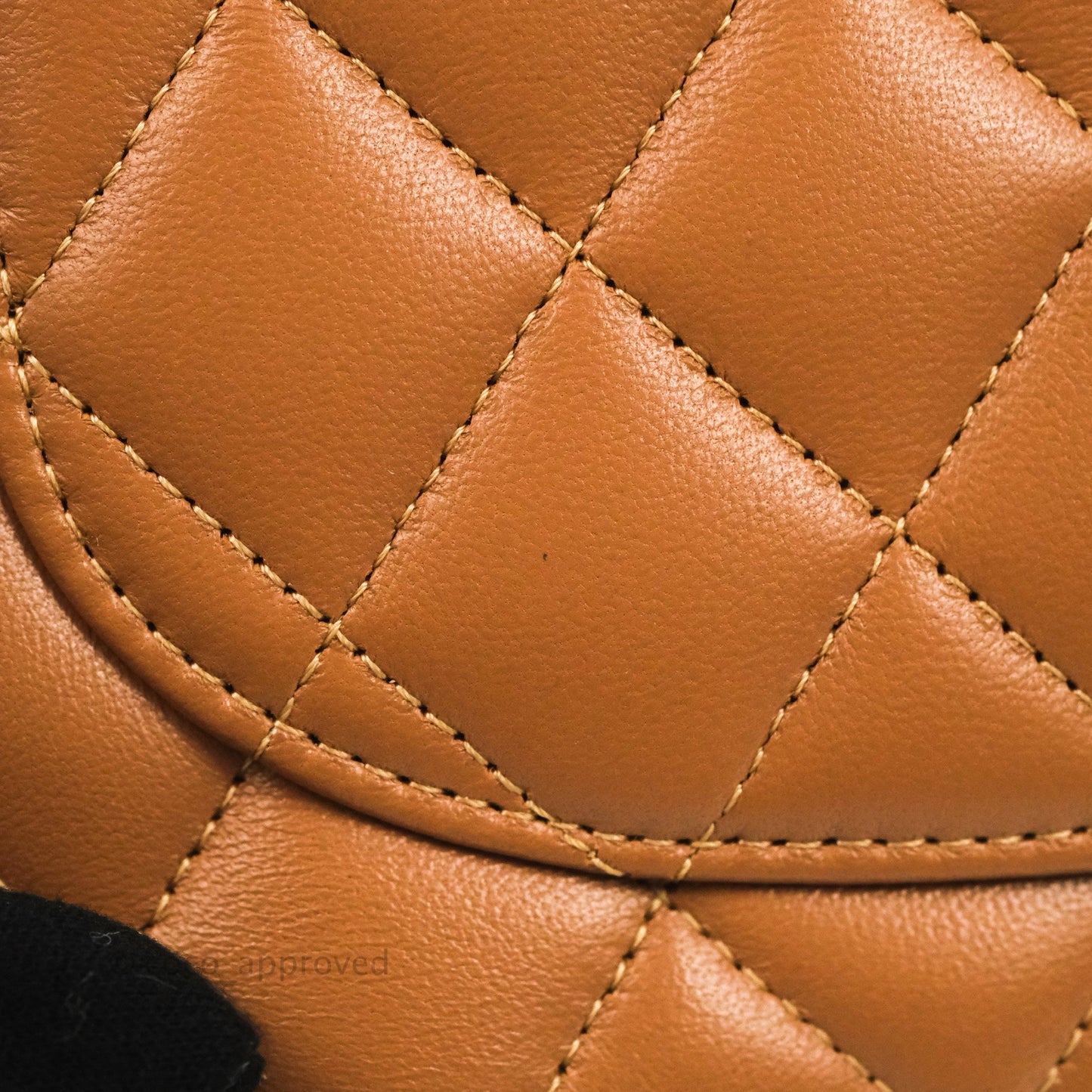 Chanel Small Classic Quilted Flap Dark Beige Caramel Lambskin Gold Hardware 22S