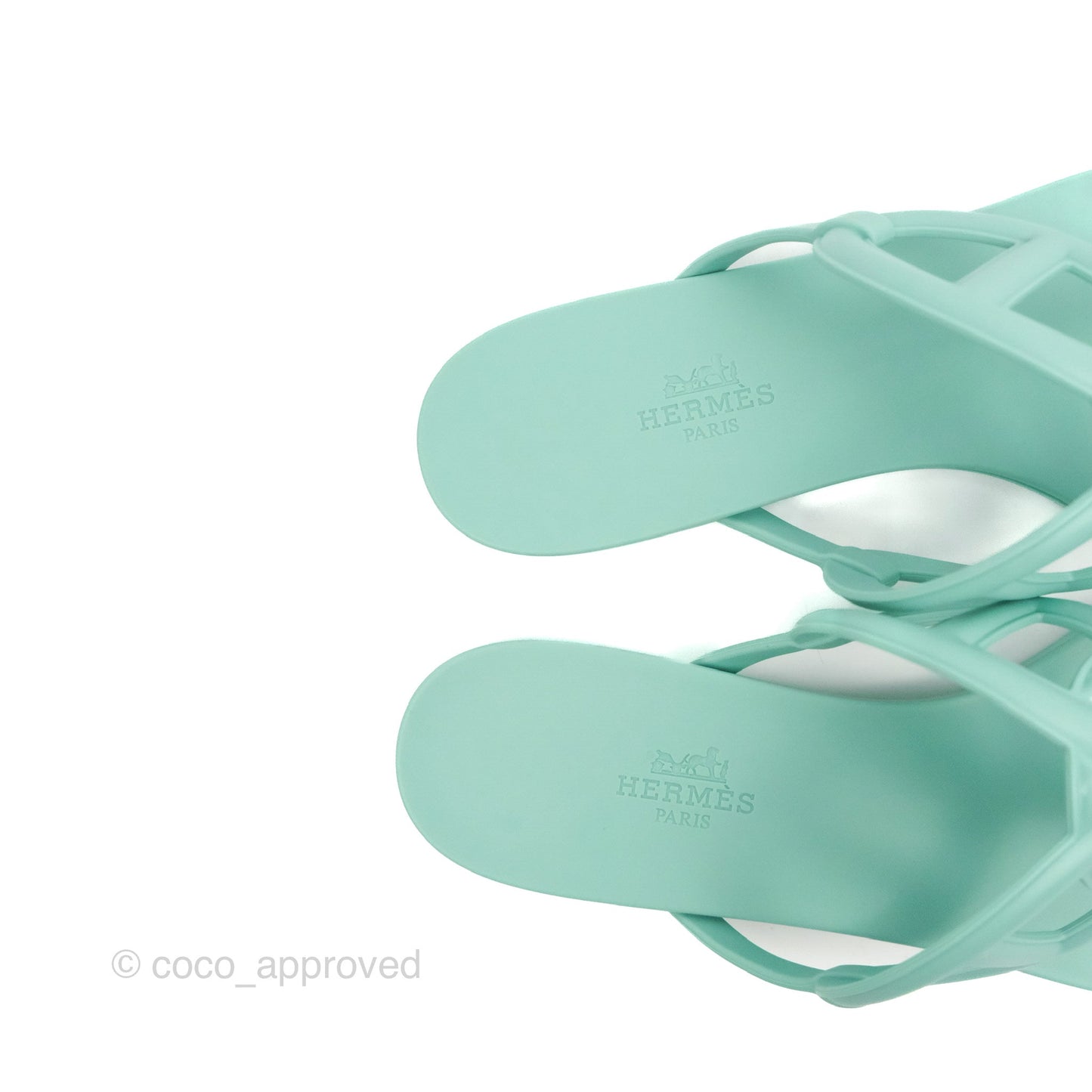 Hermes Egerie Sandal Mint Green Size 38