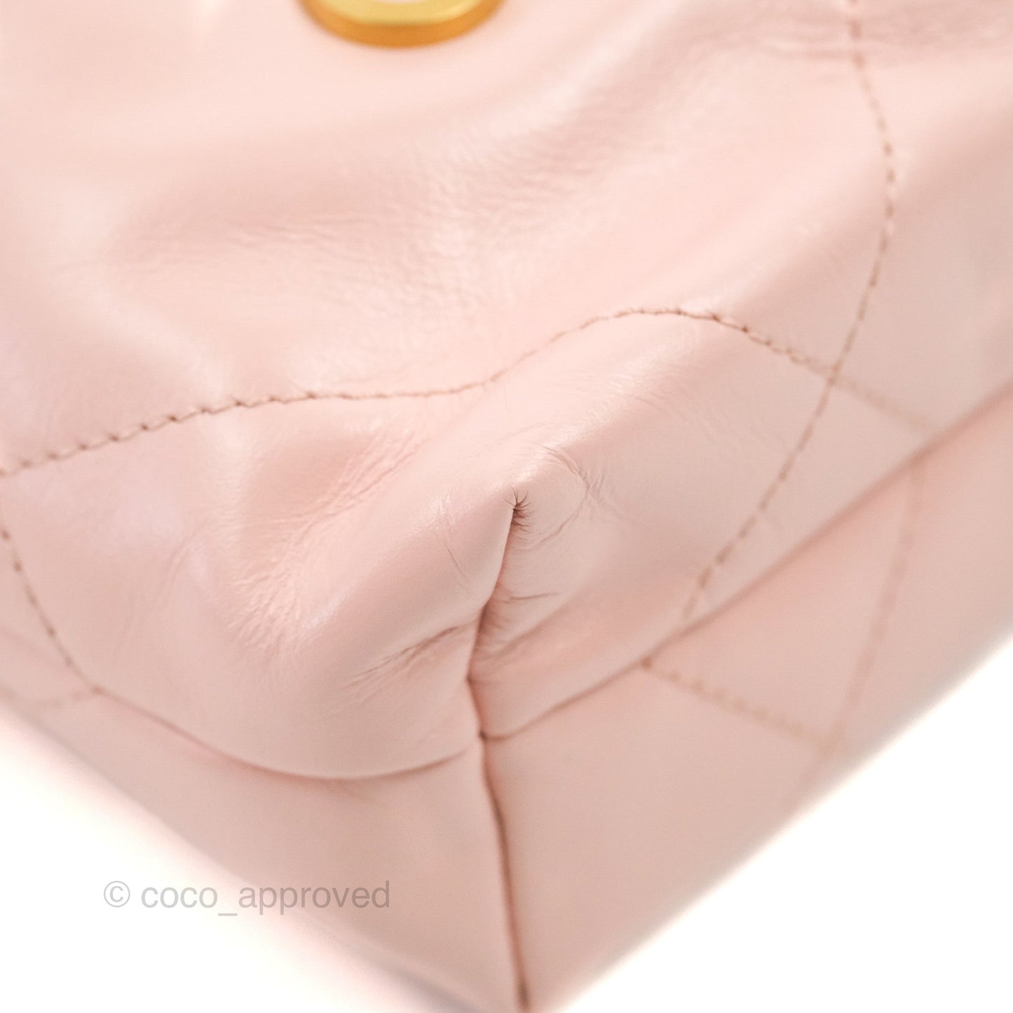 Chanel 22 Mini Bag Pink Shiny Crumpled Calfskin