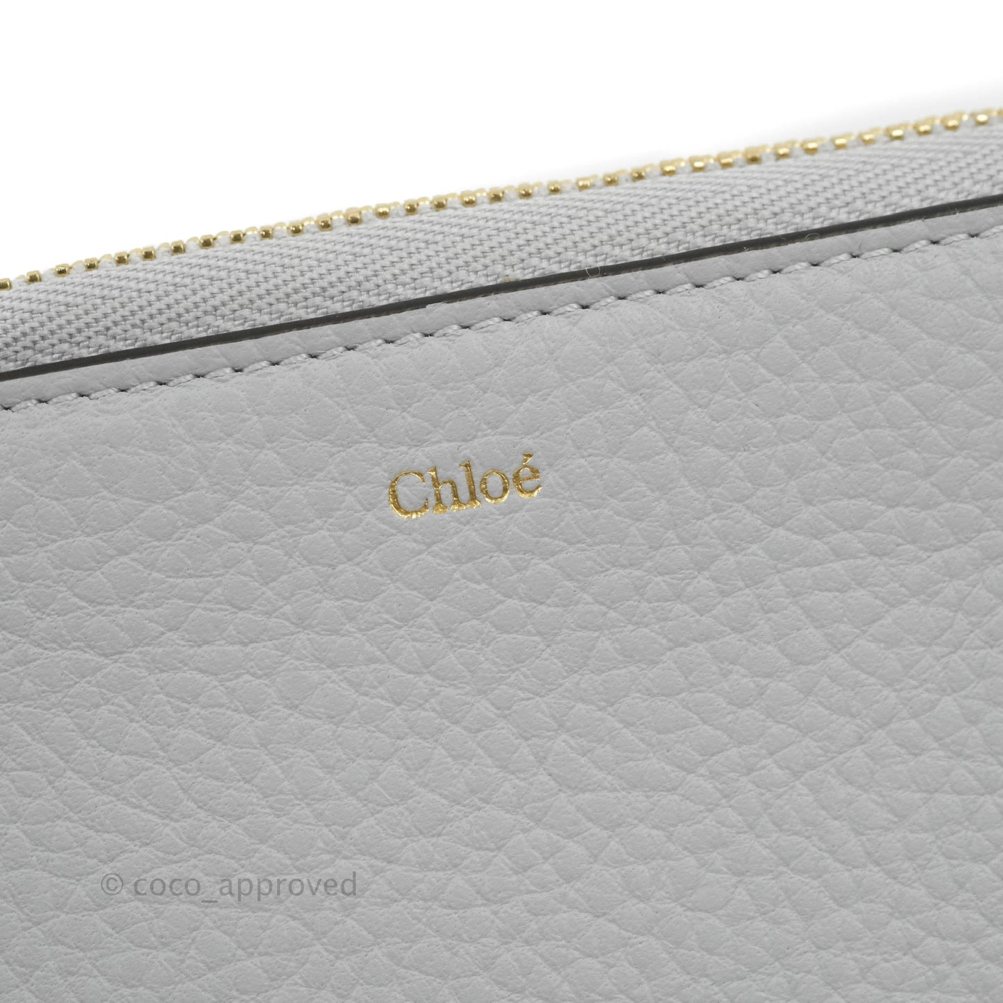Chloe Alphabet Coin Purse Divine Grey