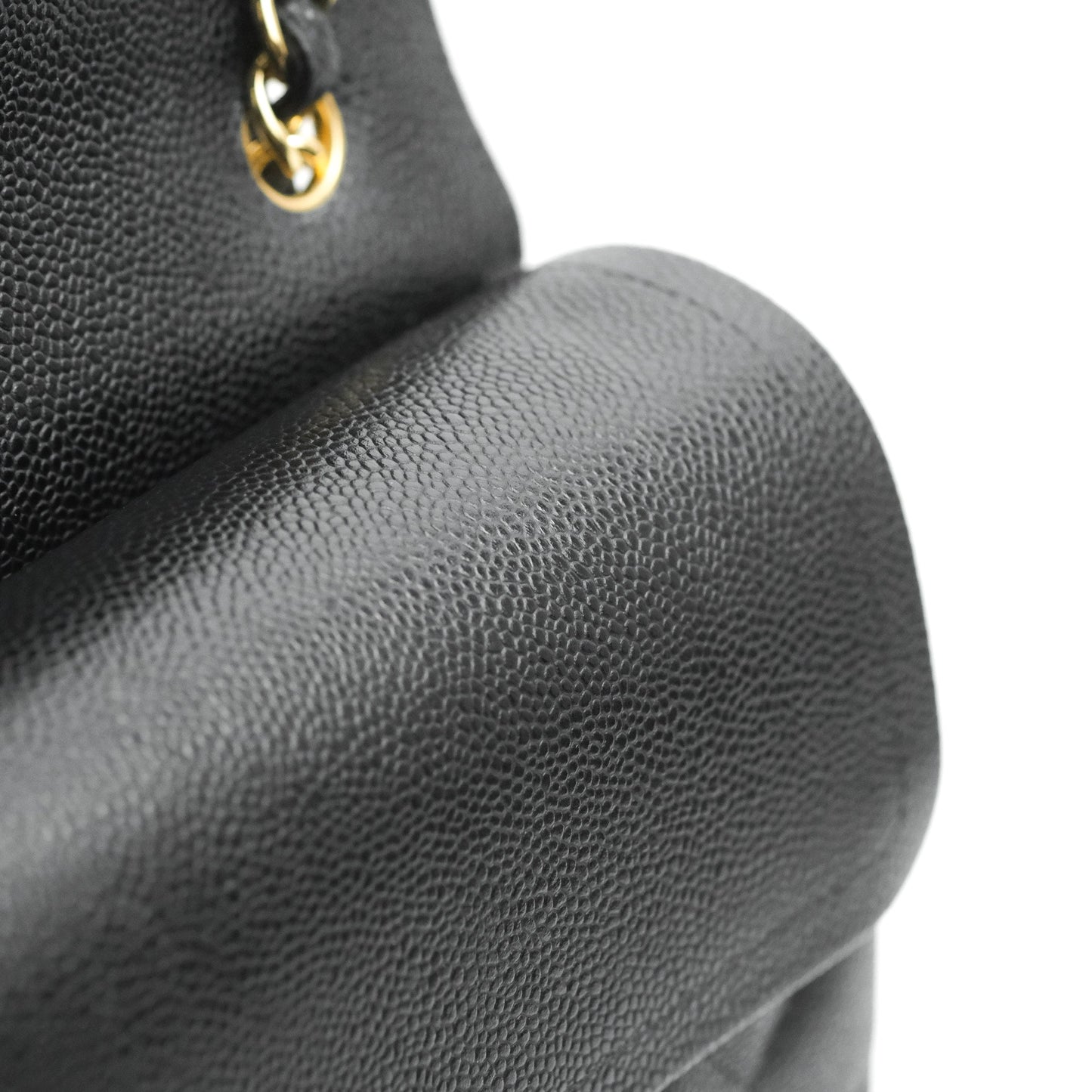 Chanel Jumbo Double Flap Black Caviar Gold Hardware⁣⁣
