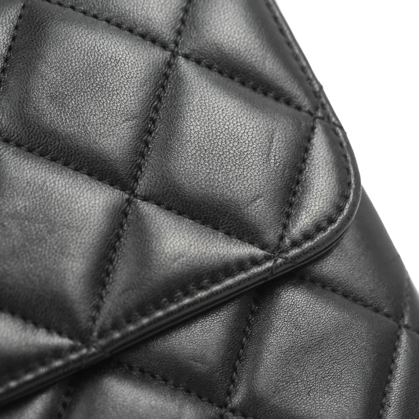 Chanel Small Trendy CC Black Lambskin Ruthenium Hardware