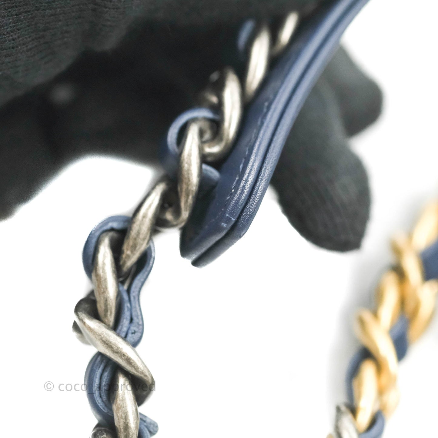 Chanel 19 Small Denim Mixed Hardware