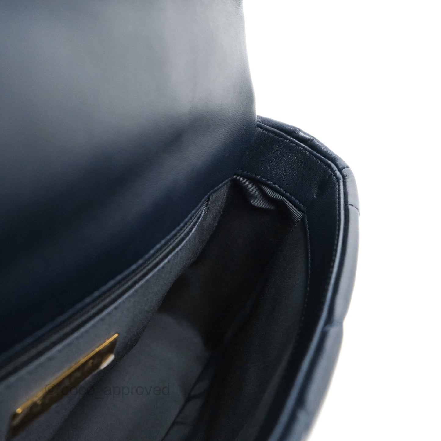 Chanel 19 Small Navy Lambskin Mixed Hardware