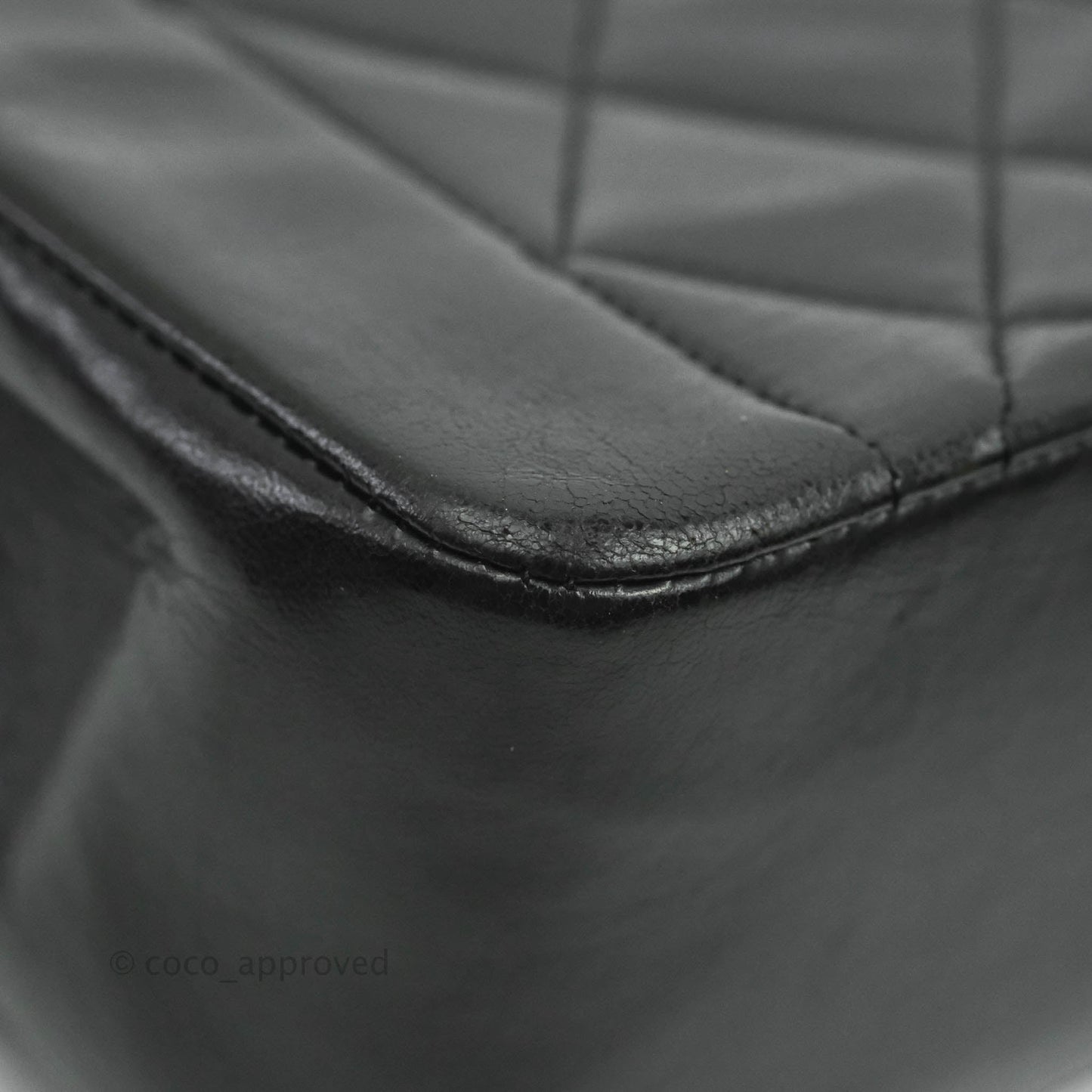 Chanel Black Quilted Lambskin Small Vintage Classic Diana Flap 24K Gold Hardware