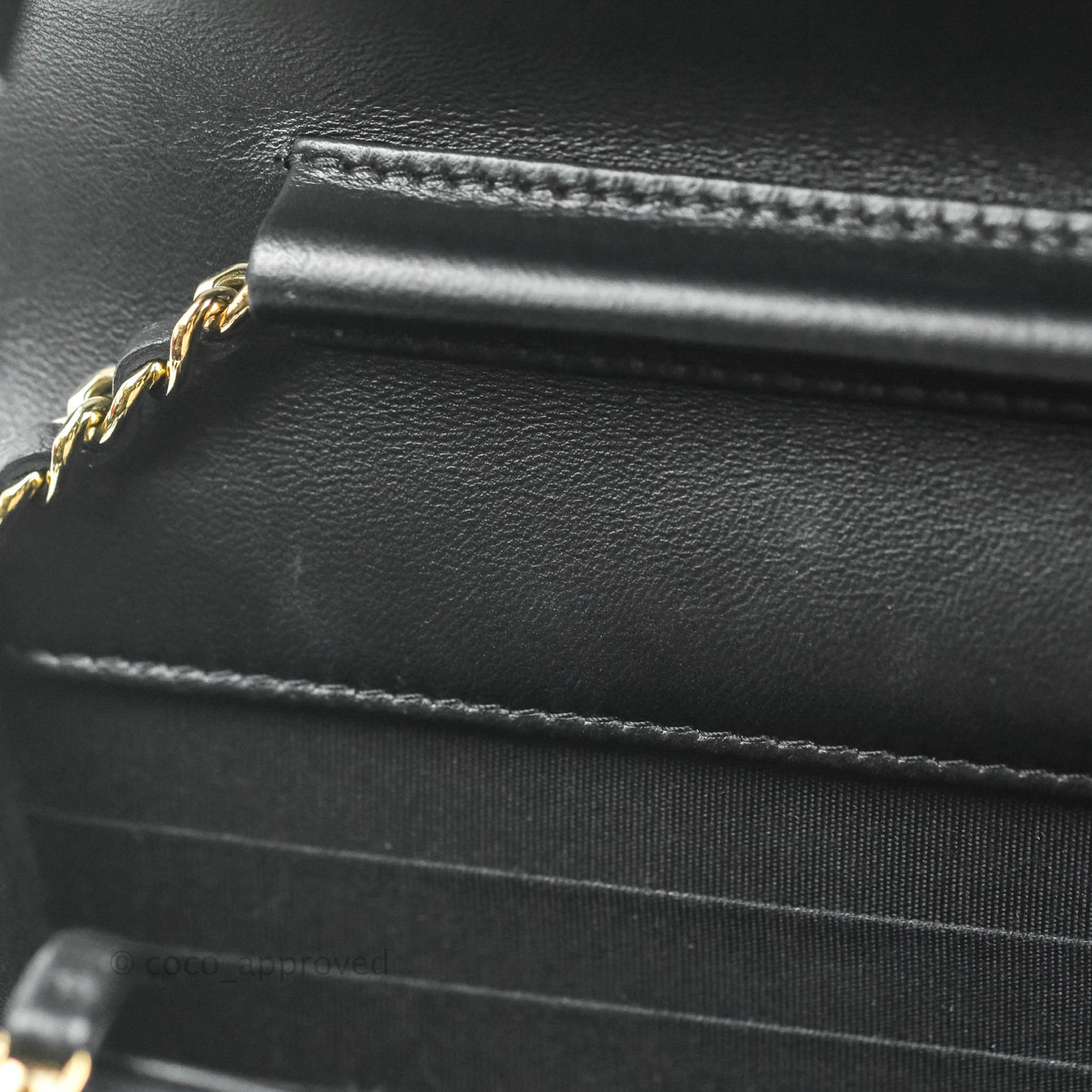 Chanel Boy Wallet on Chain WOC Black Lambskin Gold Hardware