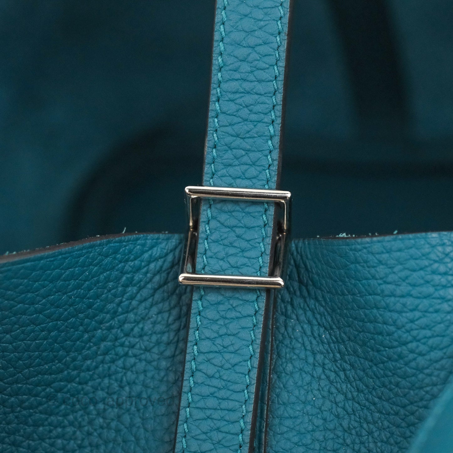 Hermès Picotin 22 Teal TM Palladium Hardware