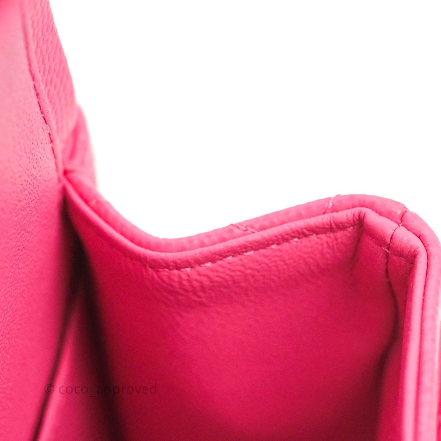 Chanel Small Classic Quilted Flap Pink Caviar Gold Hardware