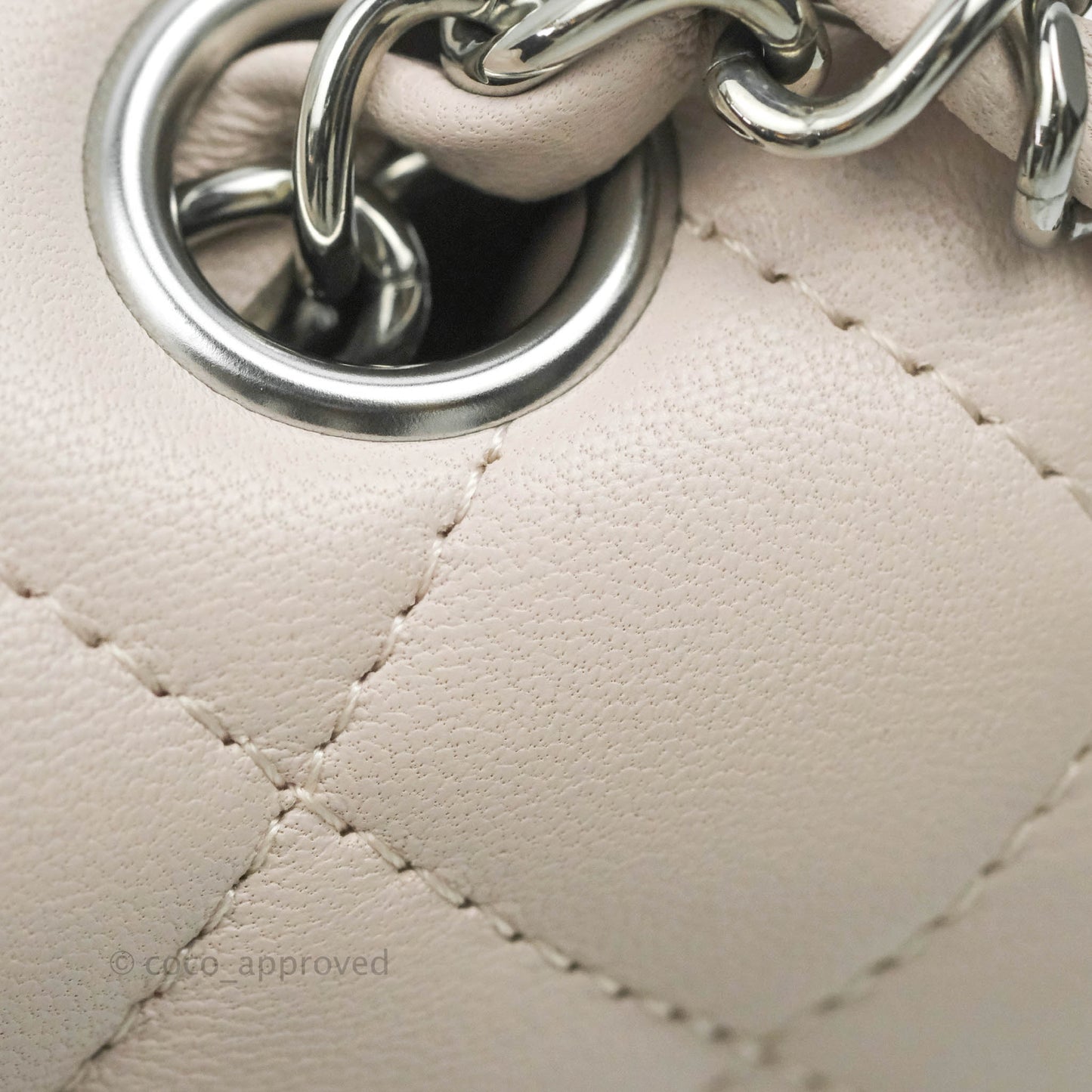 Chanel Quilted Mini Rectangular Light Lilac Lambskin Silver Hardware