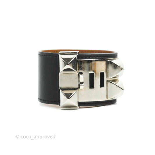 Hermes Collier De Chien 24 bracelet Noir