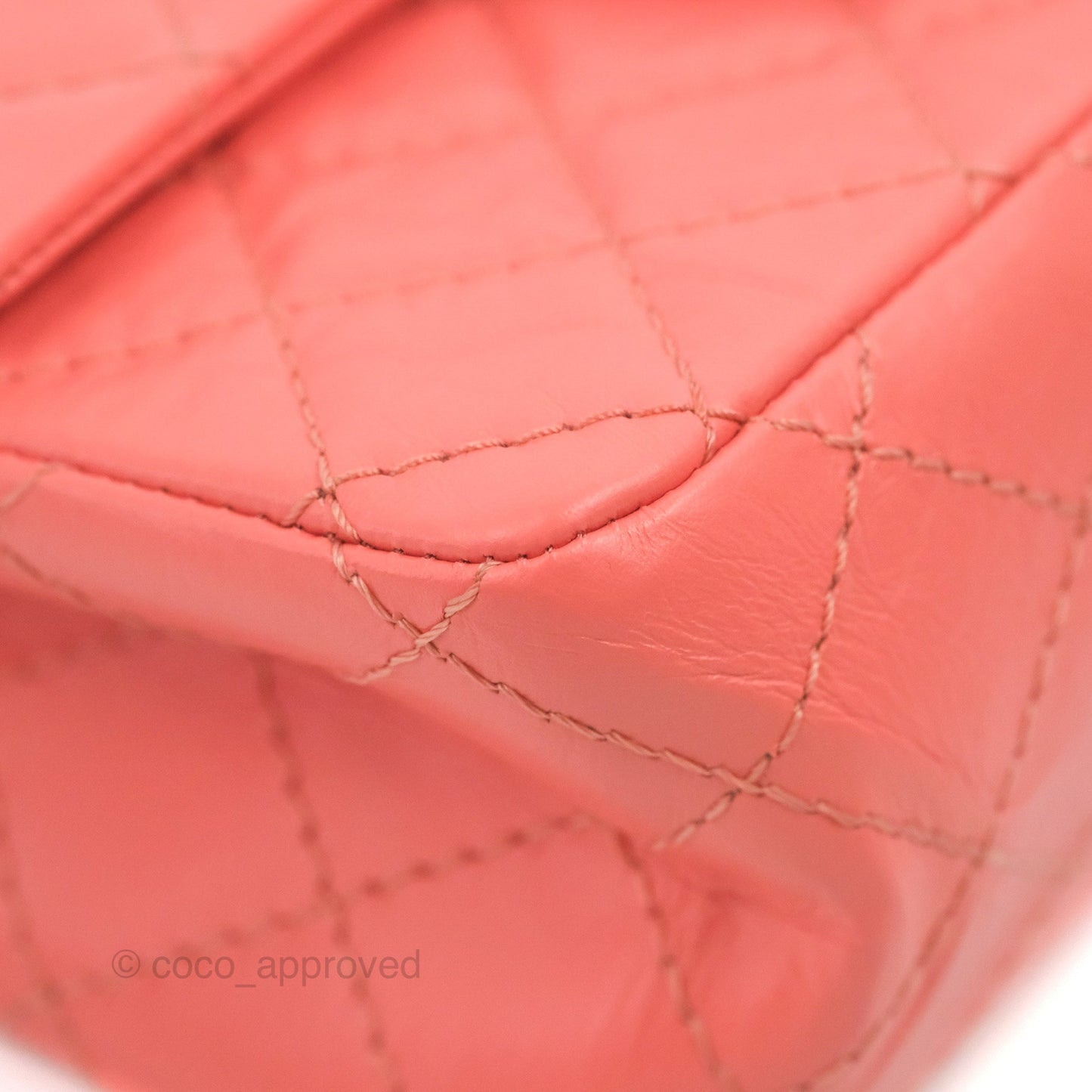 Chanel Mini Reissue 224 Pink Aged Calfskin Aged Gold Hardware