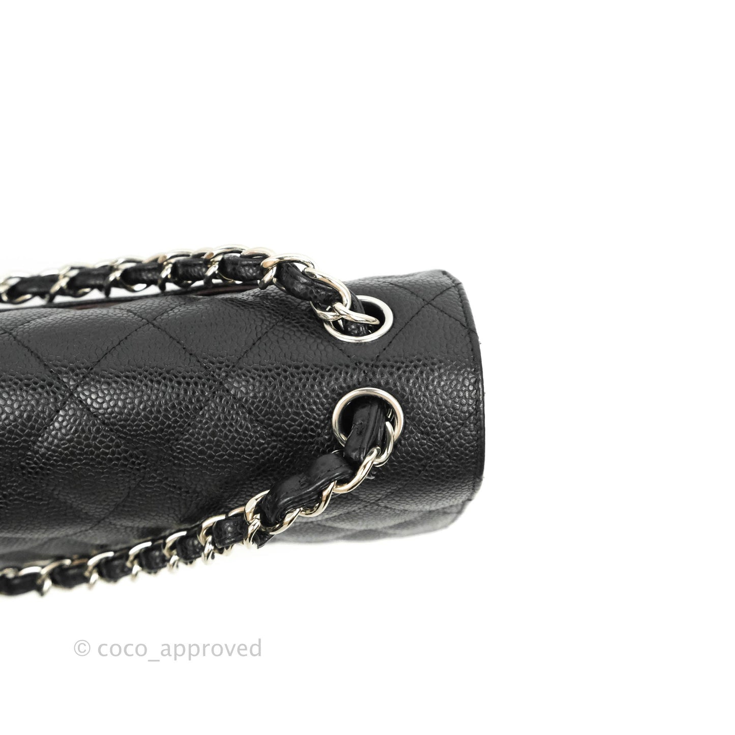 Chanel Jumbo Double Flap Black Caviar Silver Hardware⁣⁣