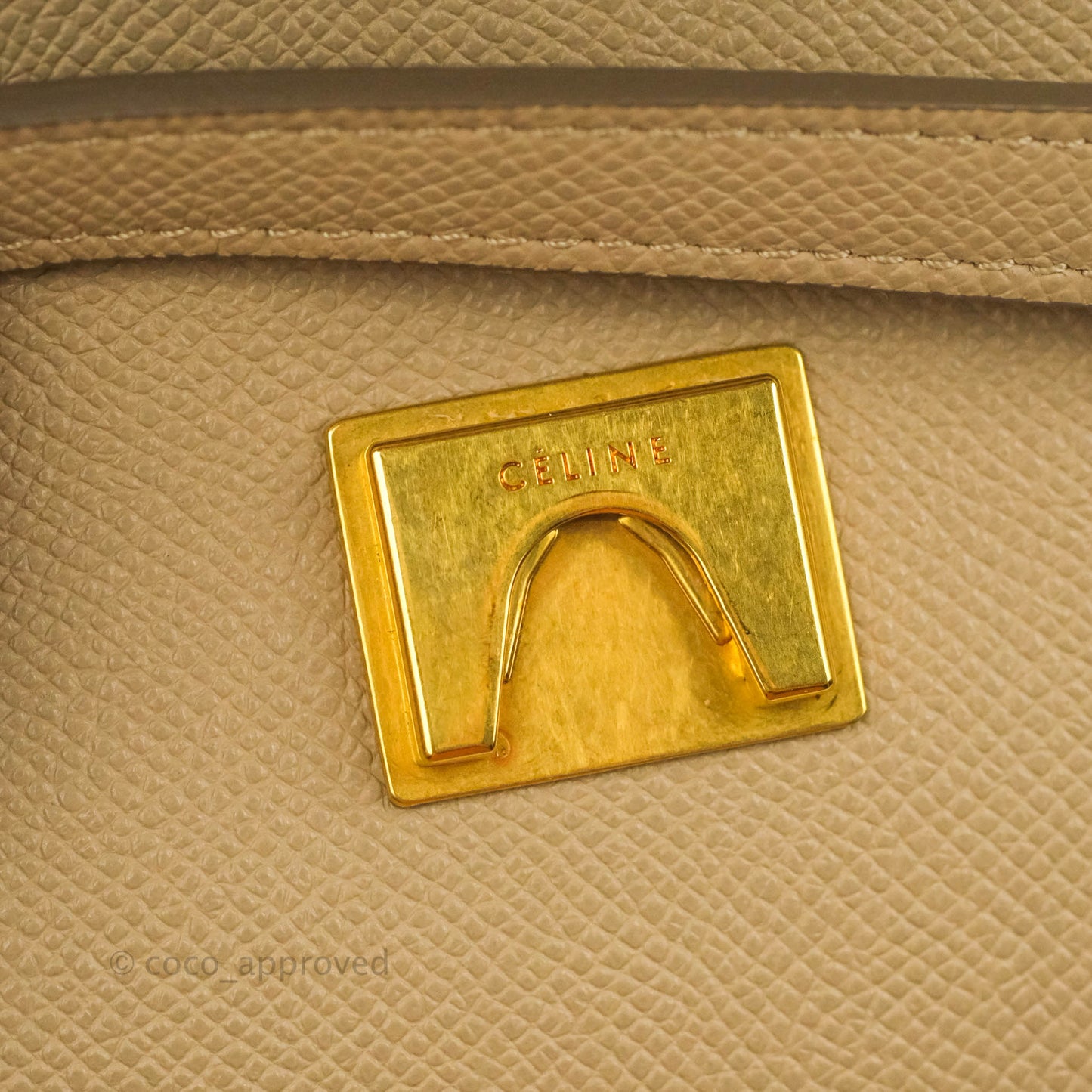 Celine Micro Belt Bag Light Taupe Grained Calfskin Gold Hardware