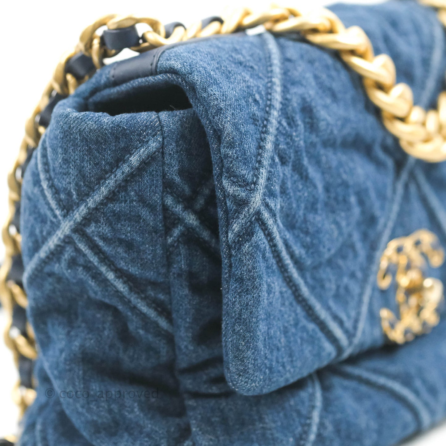 Chanel 19 Small Denim Mixed Hardware