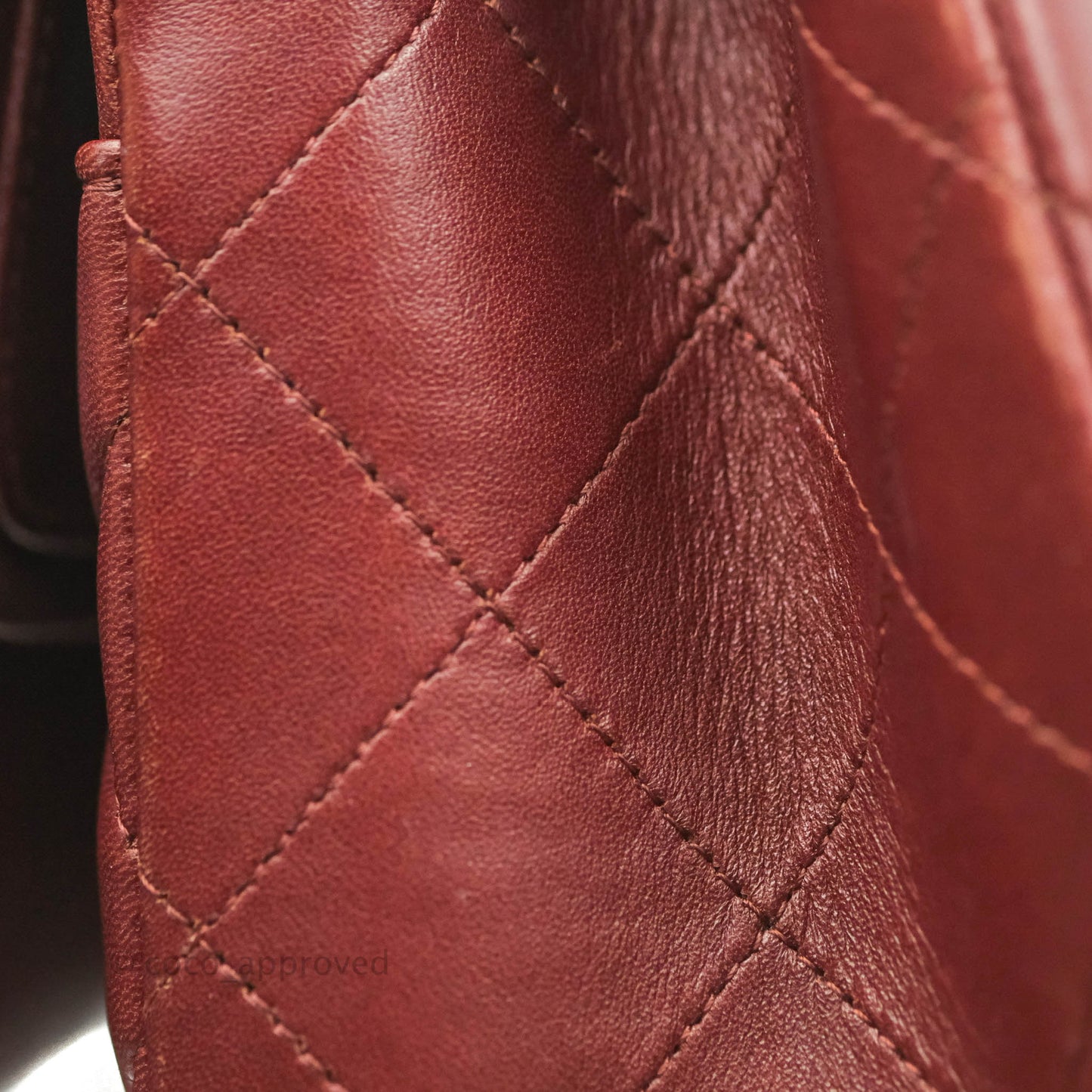 Chanel Jumbo Double Flap Burgundy Lambskin Gold Hardware