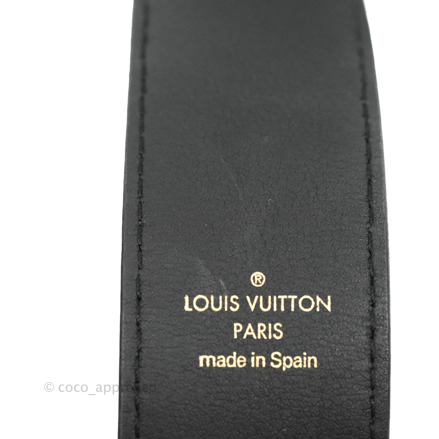 Louis Vuitton Bandouliere Strap Black Monogram