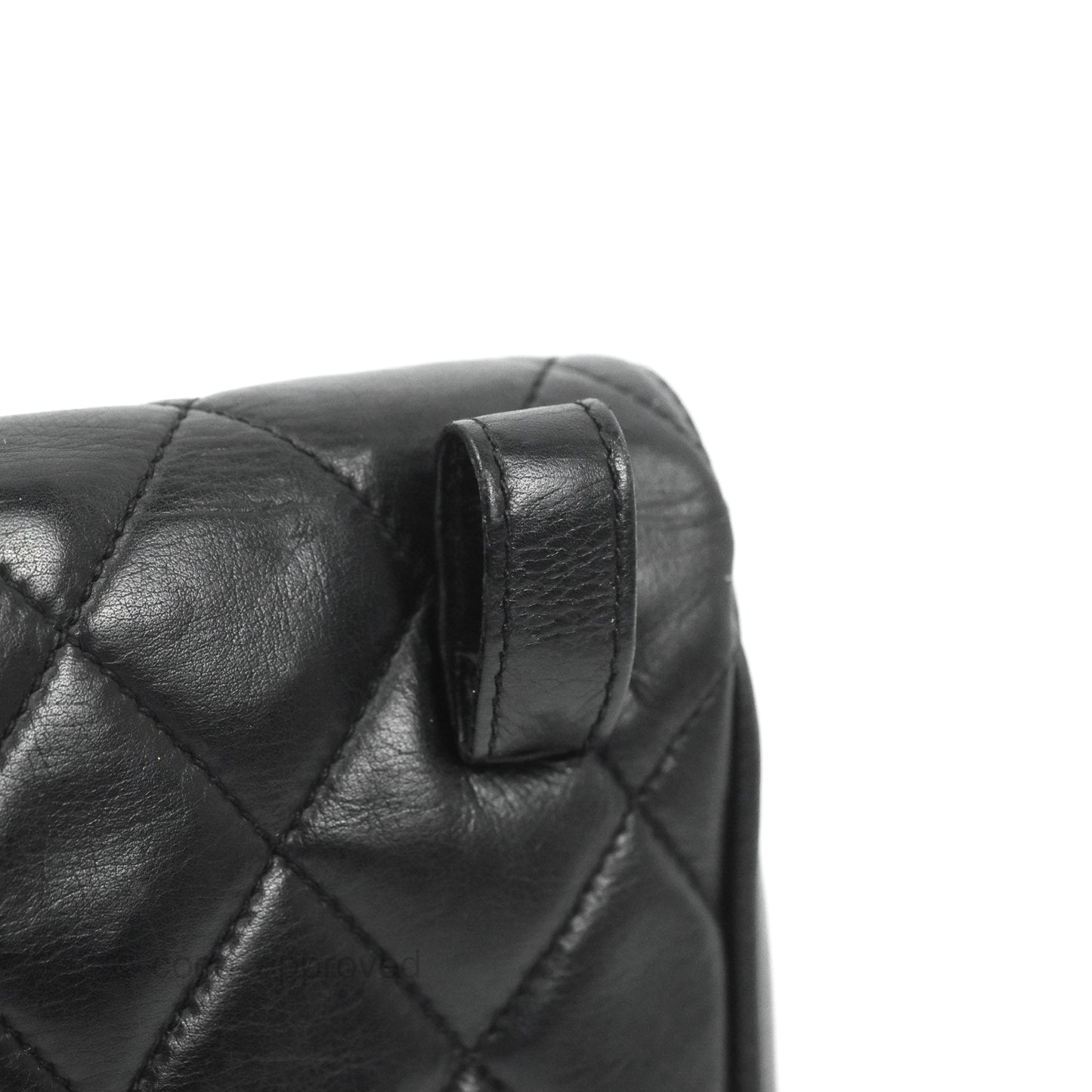 Chanel Vintage Belt Bag Quilted Black Lambskin 24K Gold Hardware