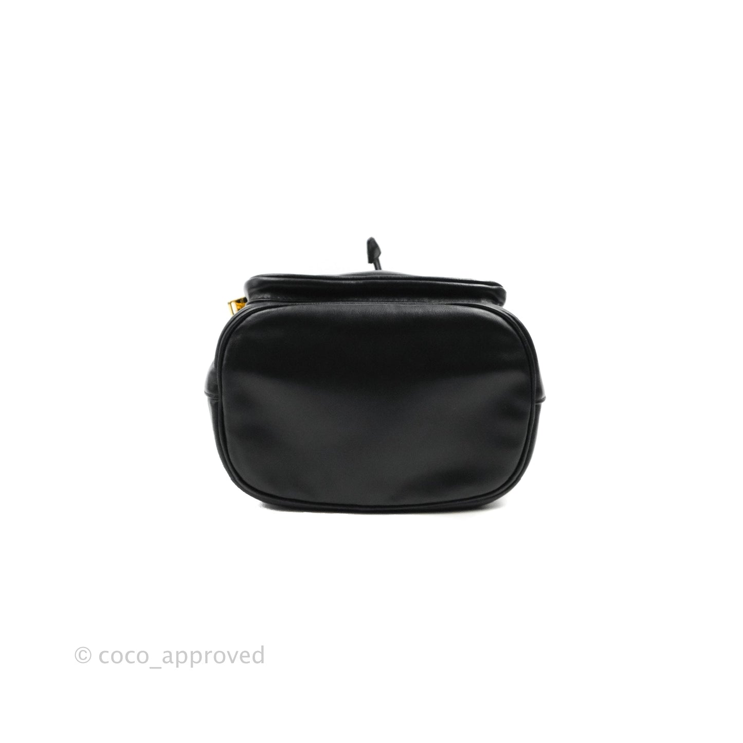 Prada Duet Bucket Bag Black Leather